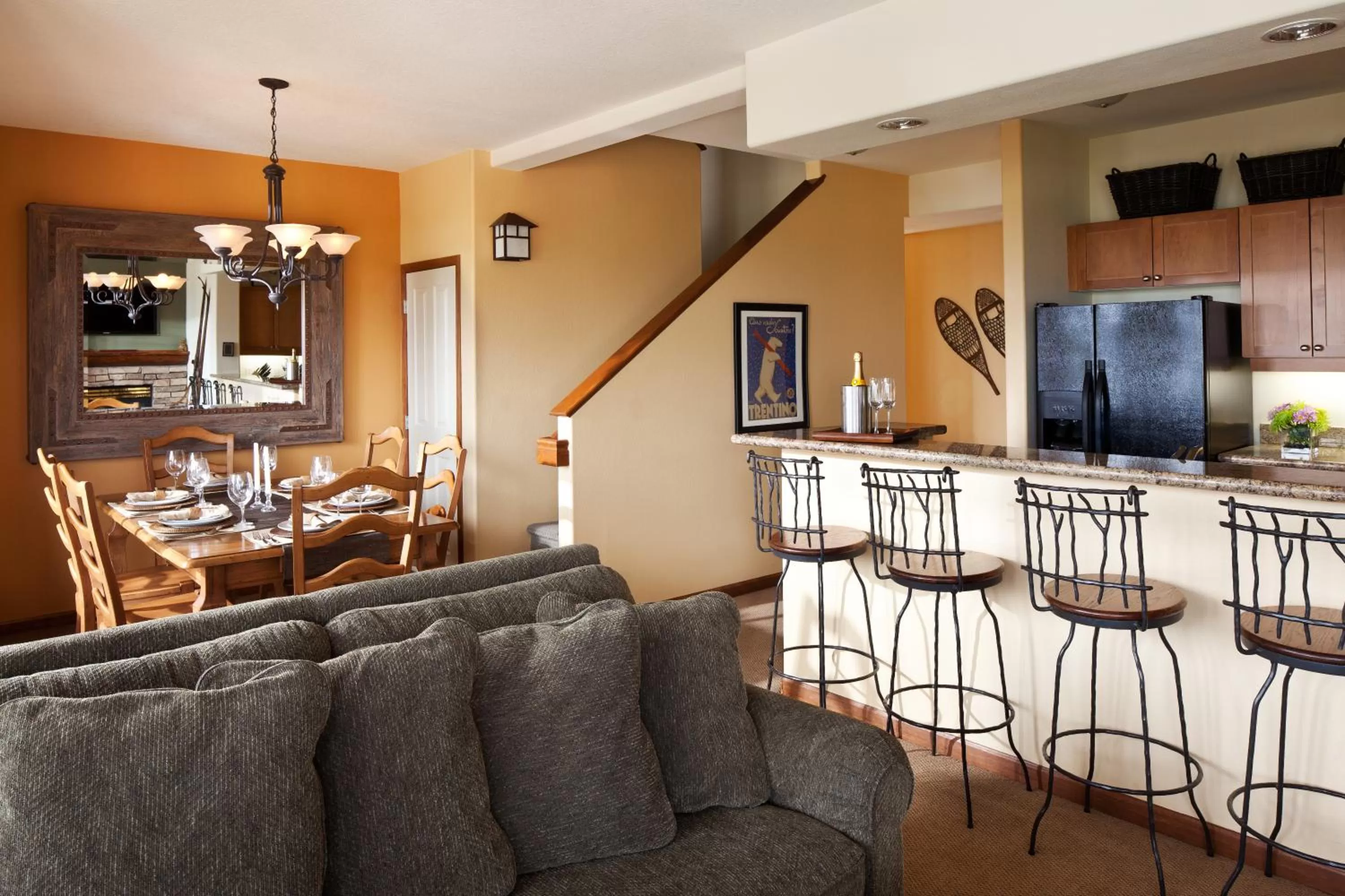 Living room in Juniper Springs Resort