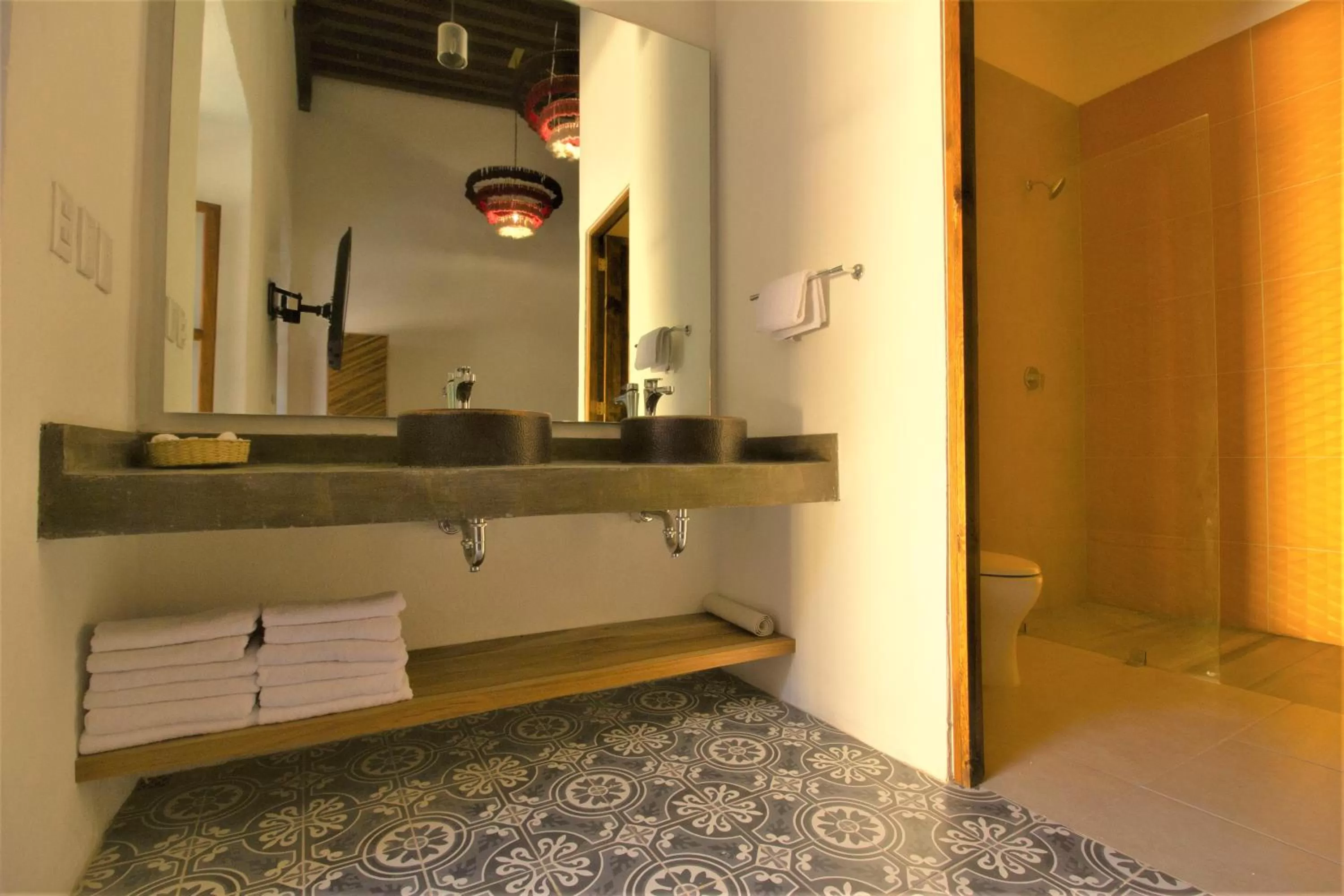 Bathroom in NaNa Vida Hotel Morelia