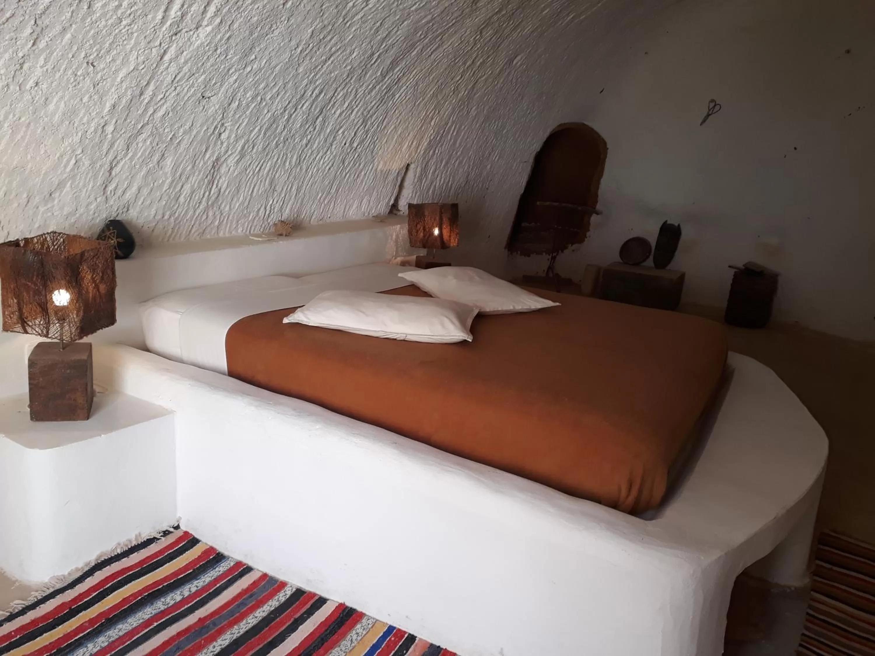 Bed in Au Trait d'Union Tijma Matmata