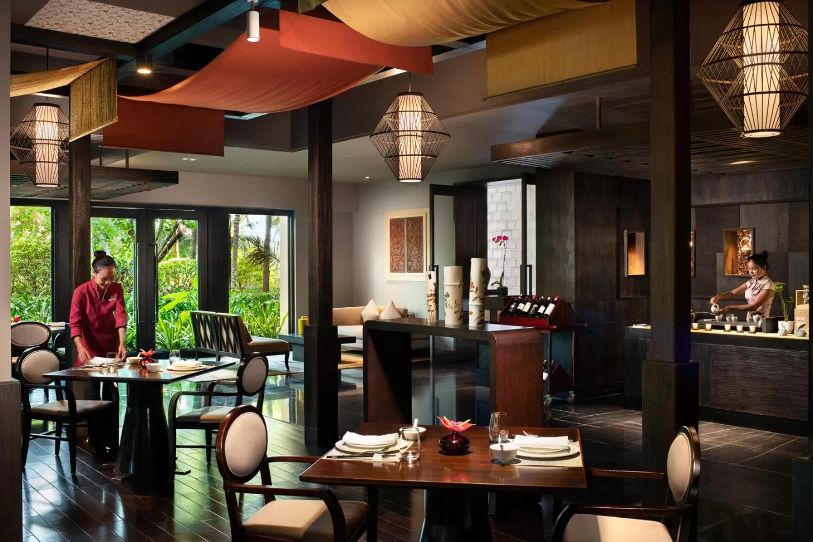 Restaurant/places to eat in Raffles Hainan Clear Water Bay