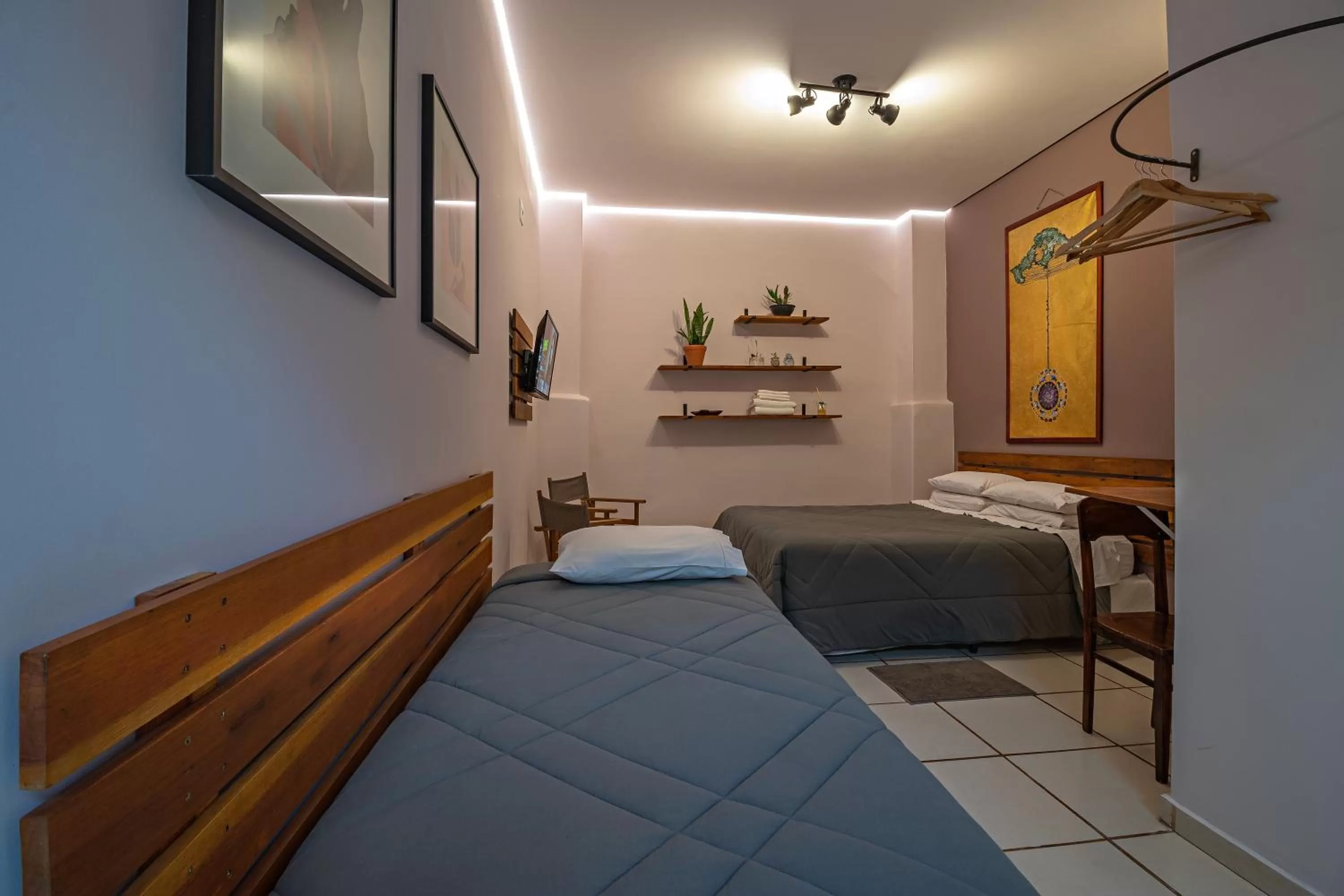 Bed in Suítes no Quintal