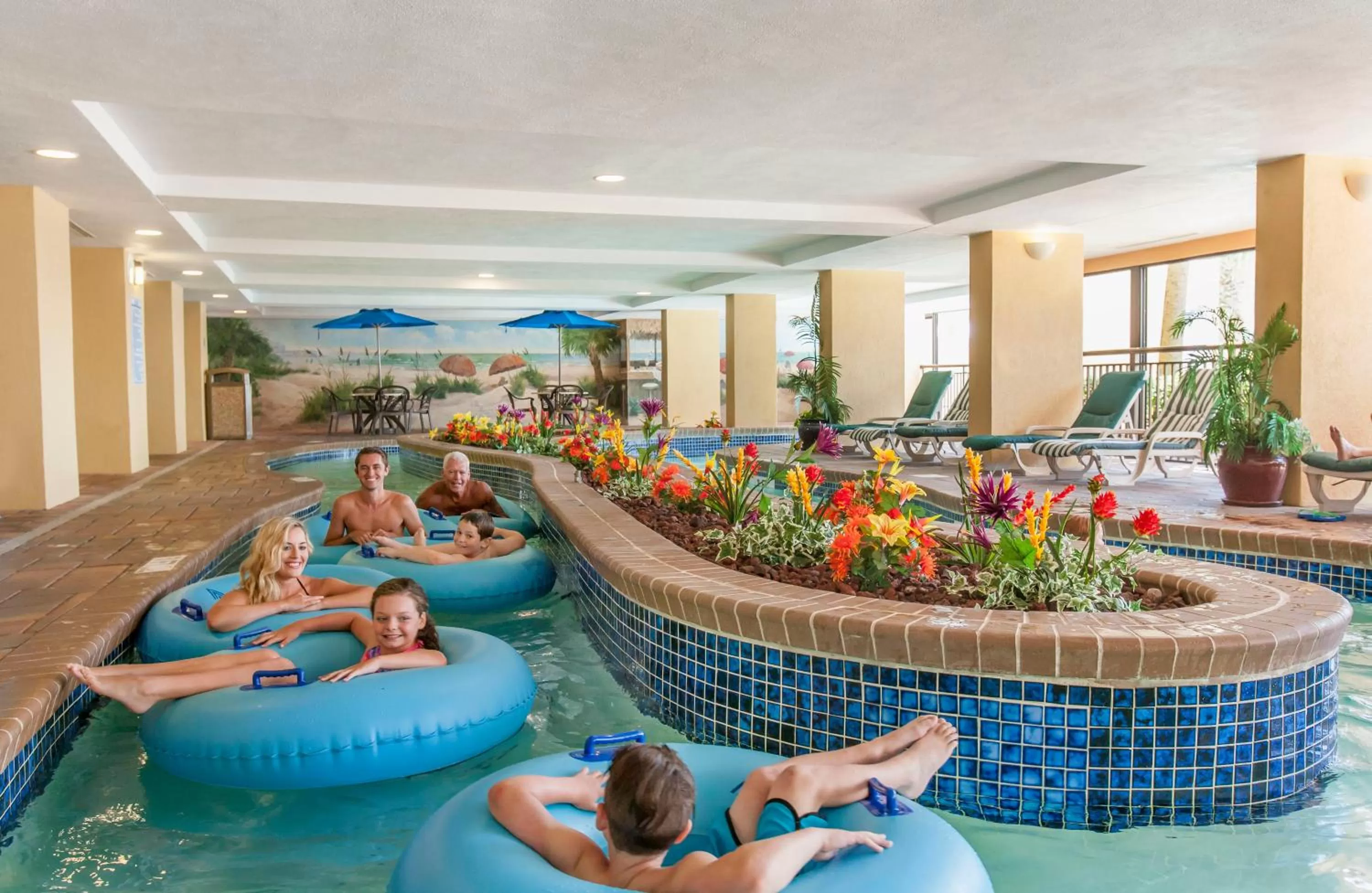 Swimming pool in Holiday Pavilion Resort on the Boardwalk
