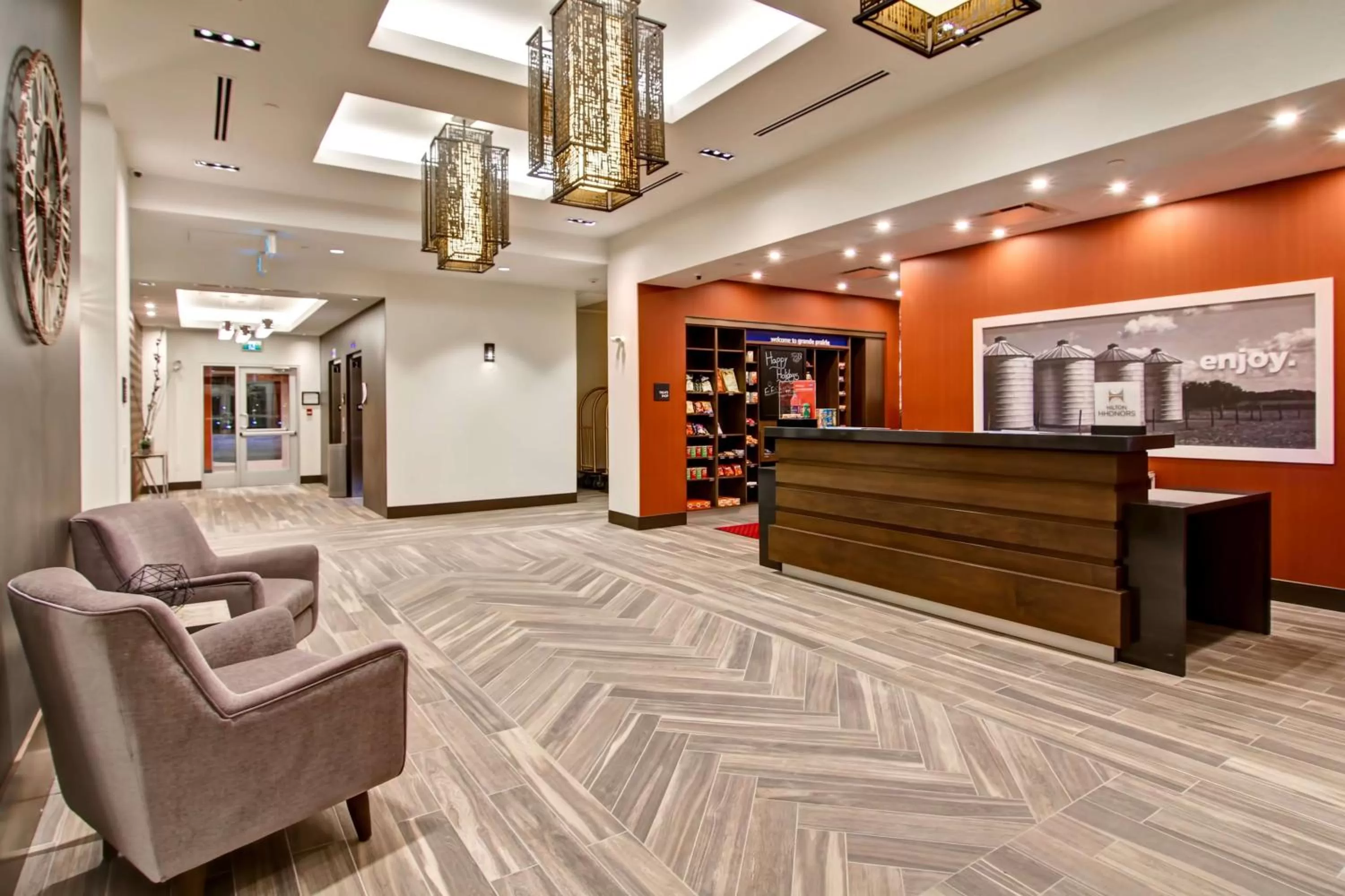 Lobby or reception in Hampton Inn & Suites by Hilton Grande Prairie