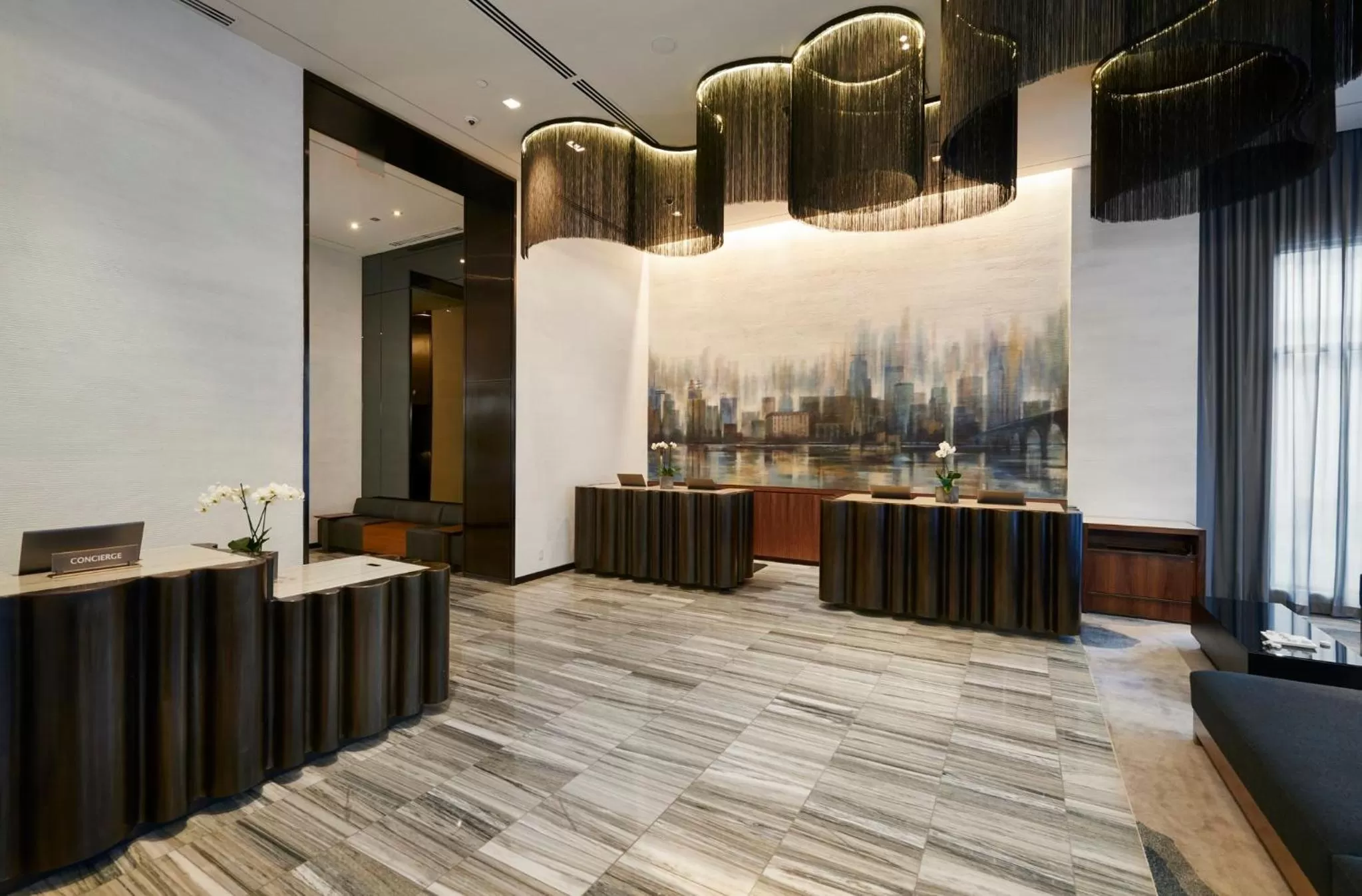Lobby or reception in The Lofton Hotel Minneapolis, Tapestry Collection by Hilton