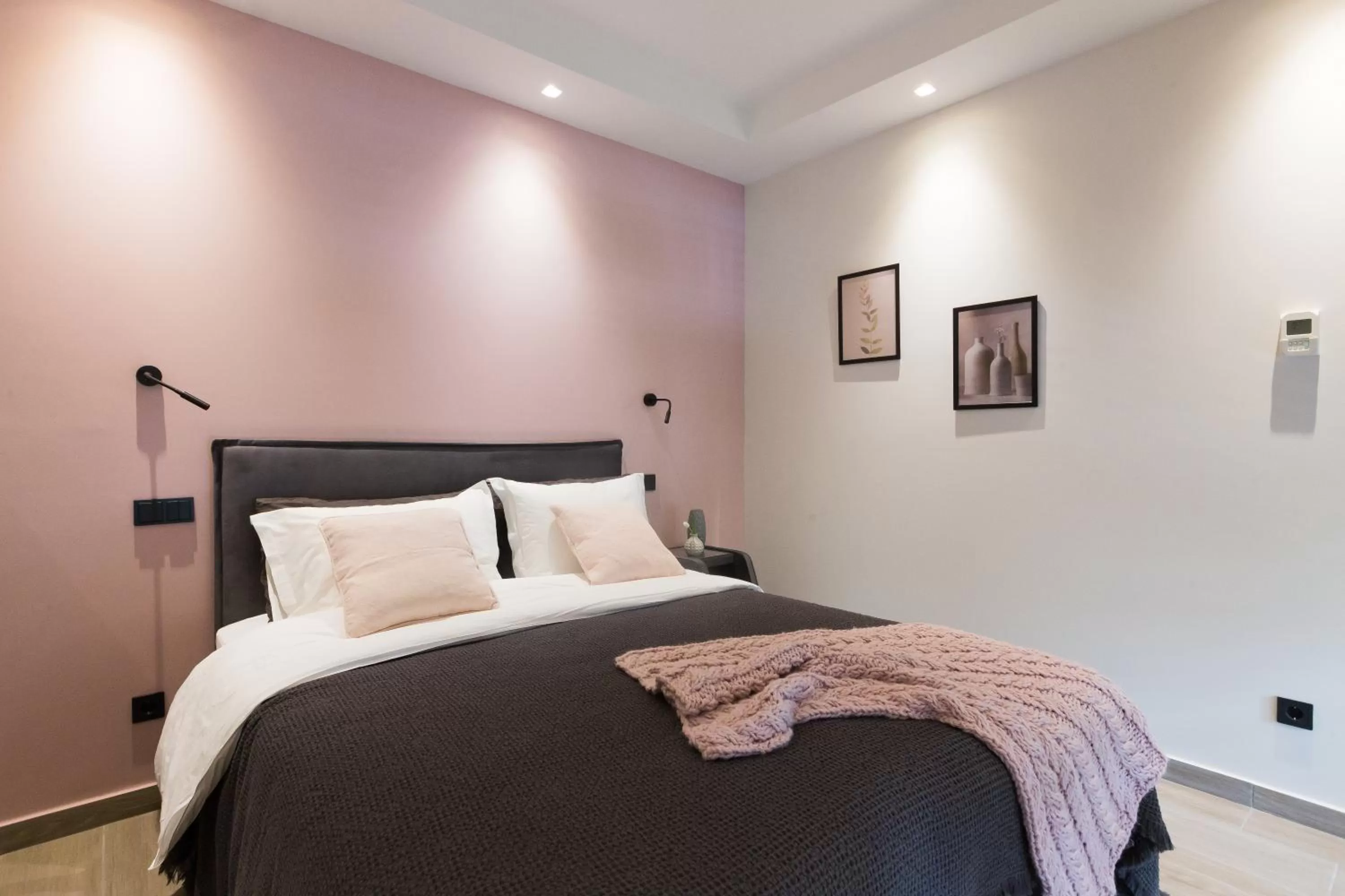 Bed in Athenian Central Apartments