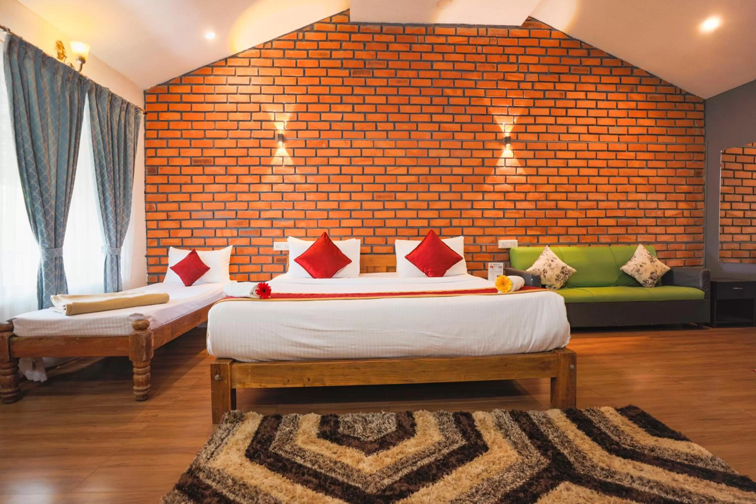 Bedroom, Bed in The Spectrum Resort - Chikmagalur
