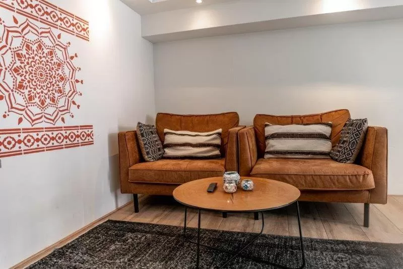 Seating Area in Bed and Breakfast Haarlem 1001 Nacht