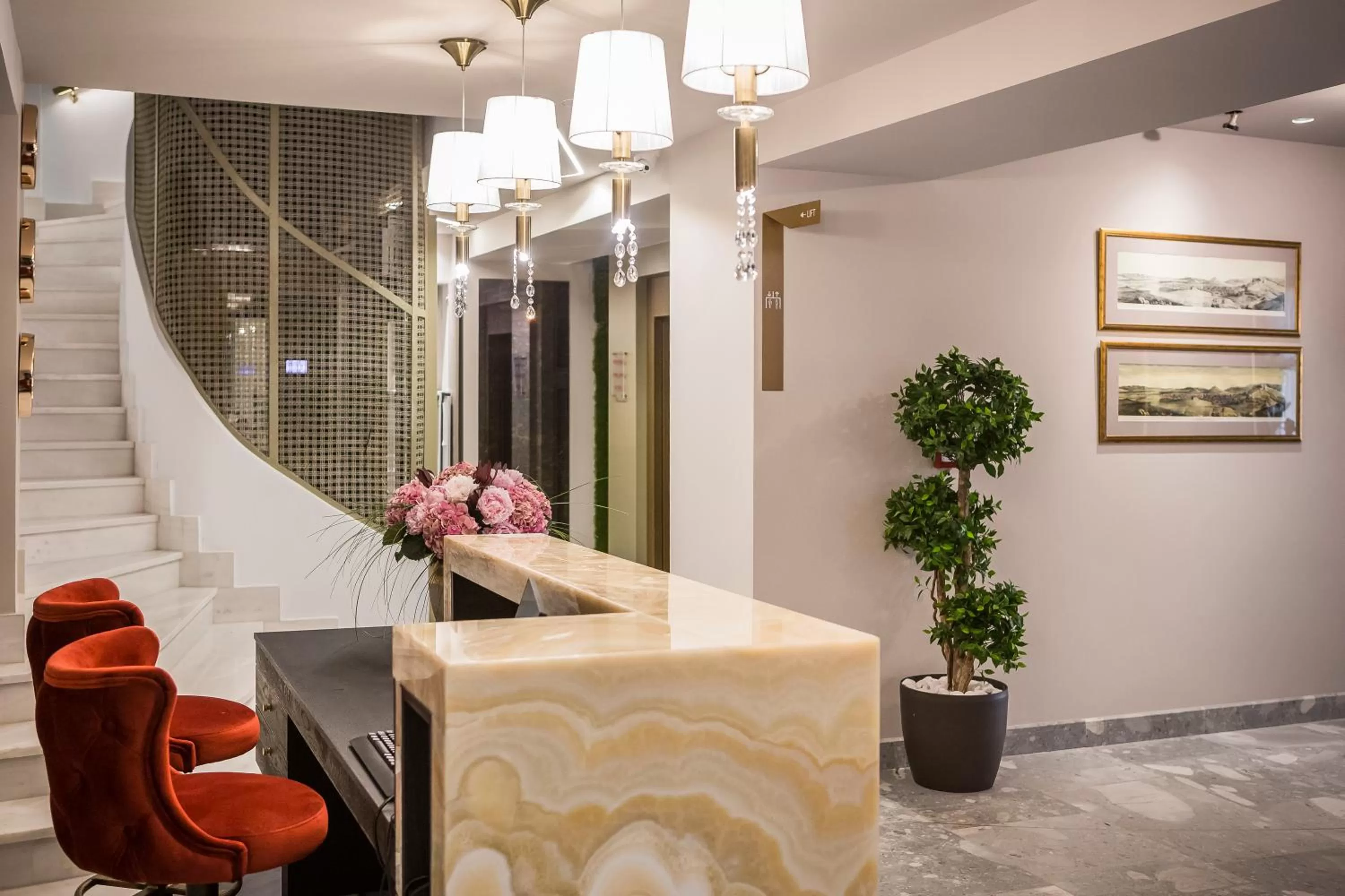 Lobby or reception in Royalty Hotel Athens