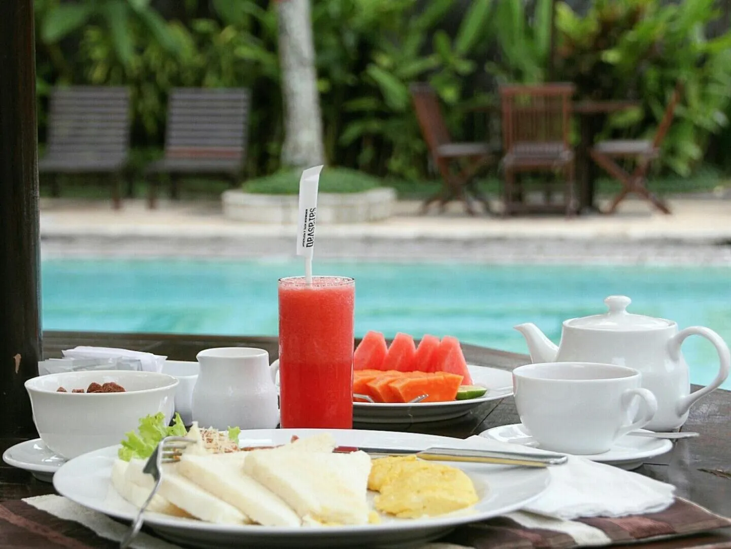 Swimming pool in Sarasvati Borobudur