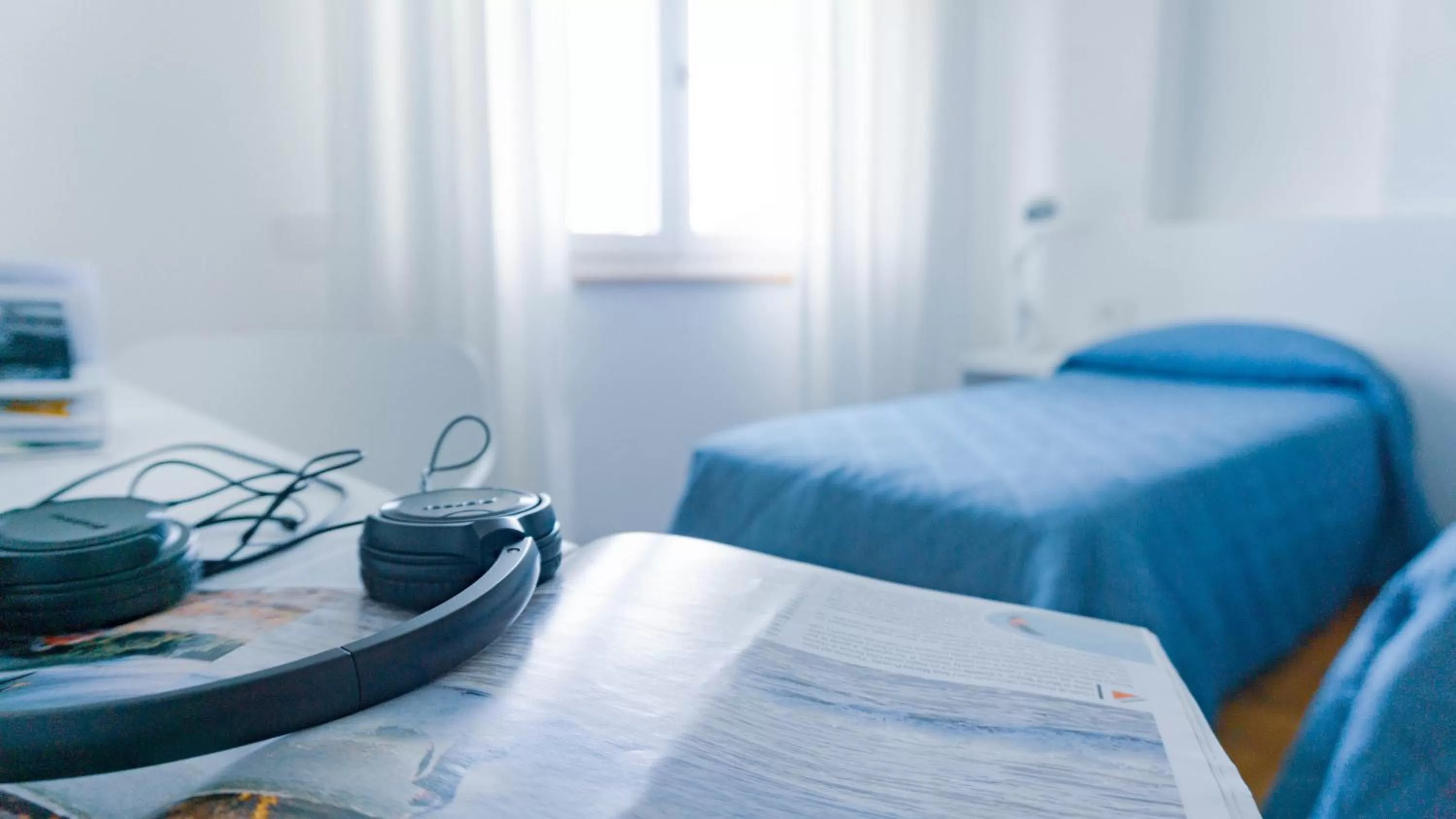 Bed in Hotel Mistral