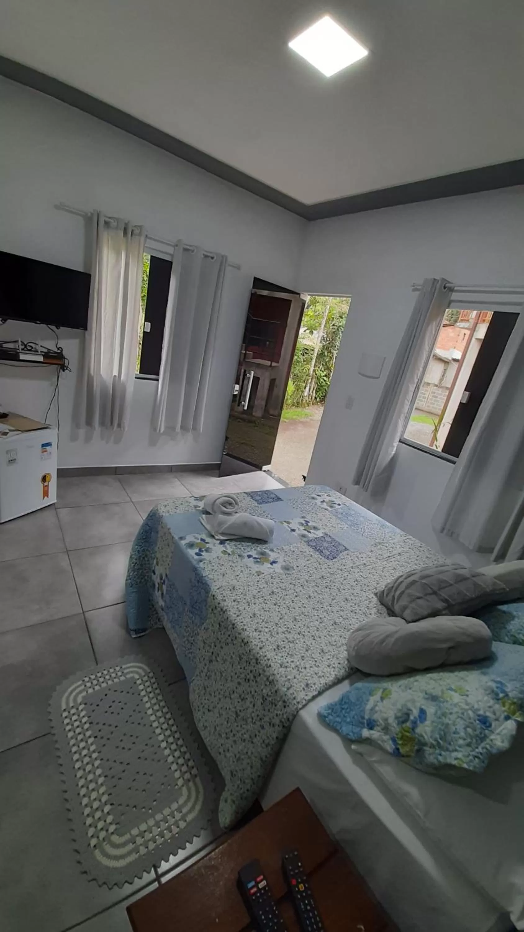 Bed in Pousada Recanto da Lu