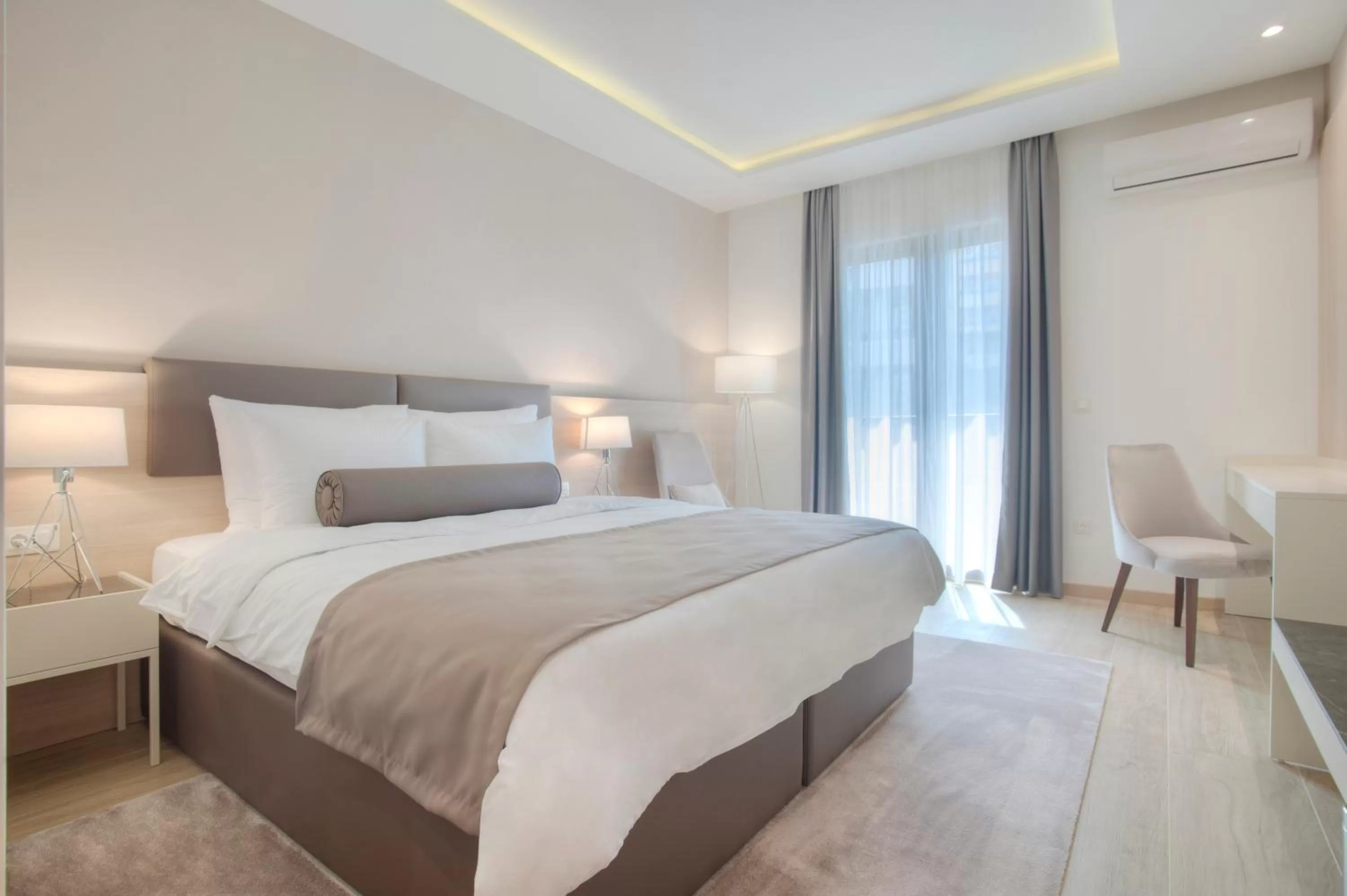 Bed in Hotel Villa Gracia