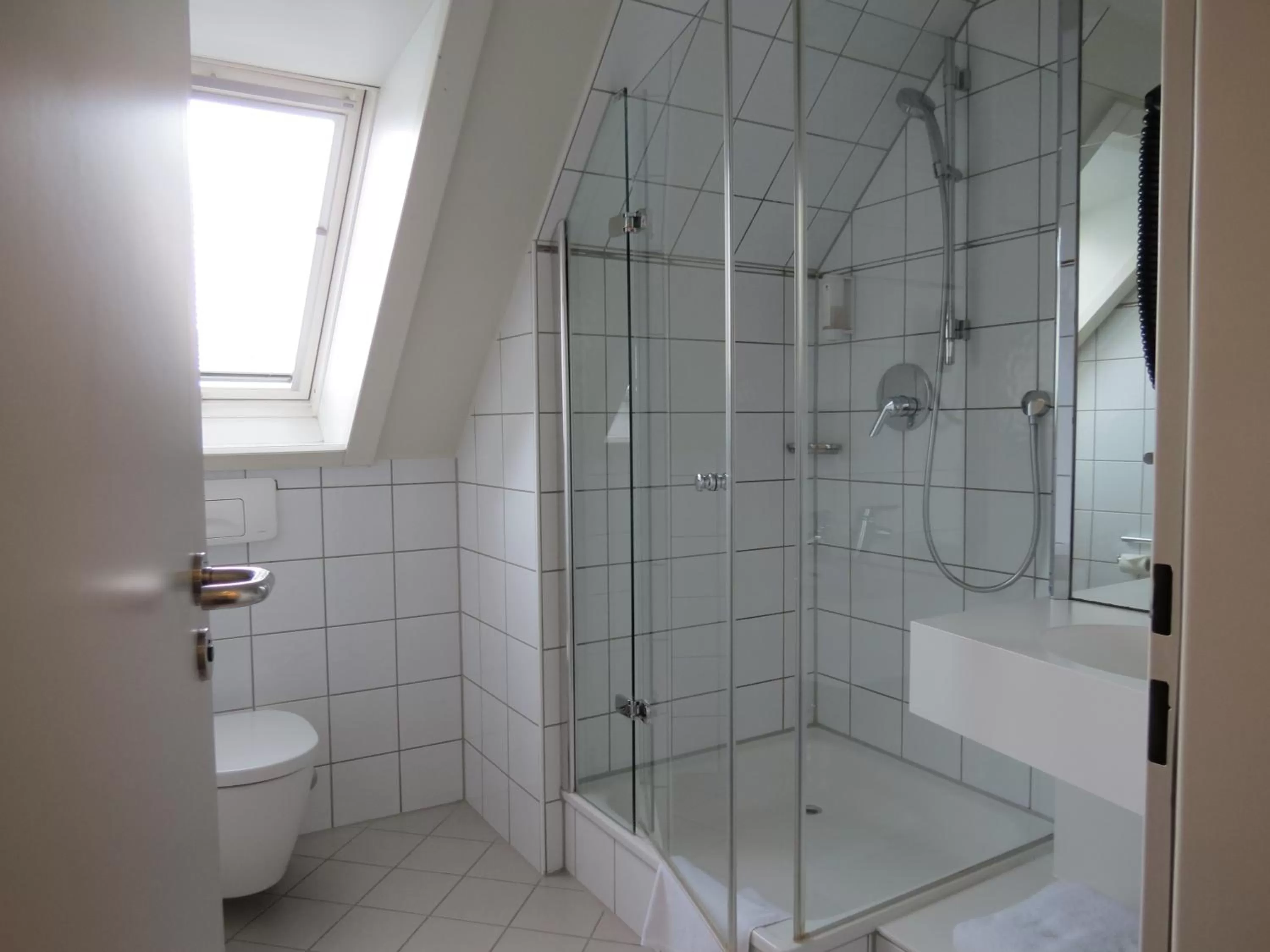 Shower in Comfor Hotel Ulm City