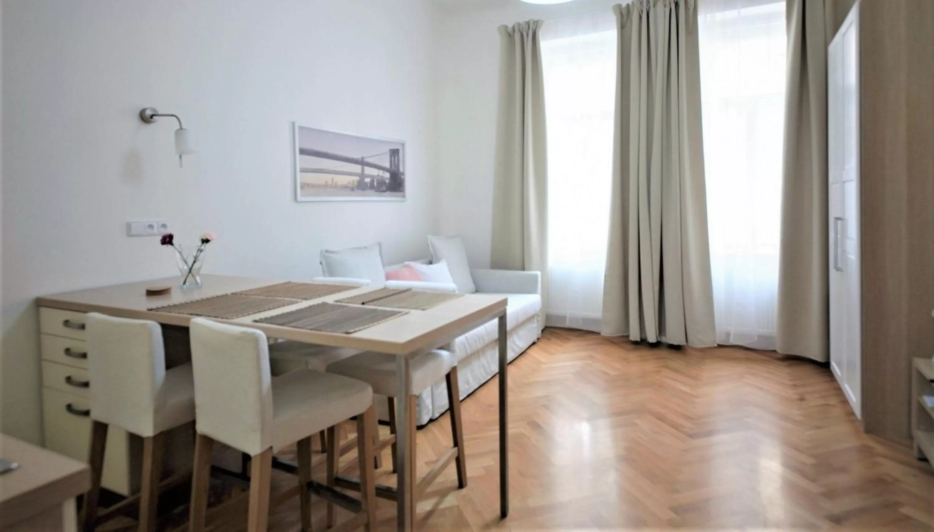 Bed in City Castle Aparthotel