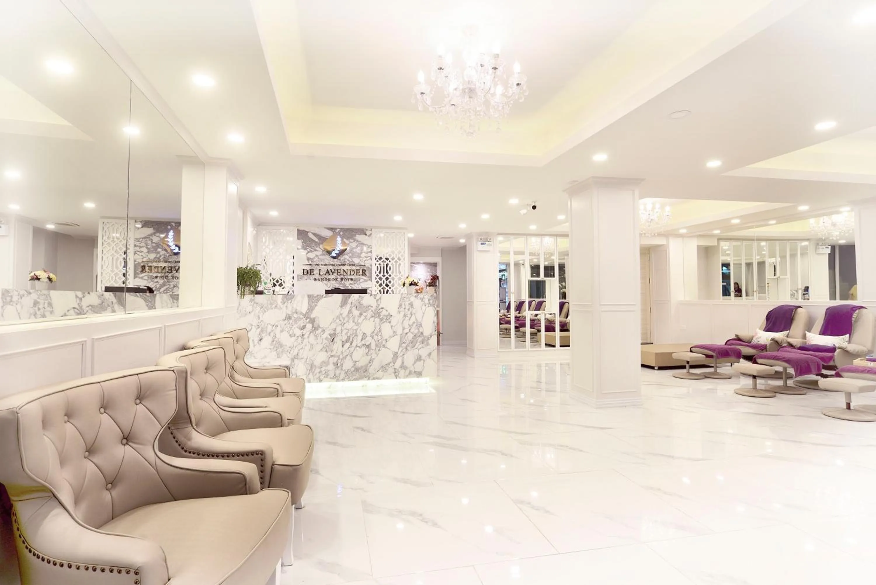 Property building in De Lavender Bangkok Hotel