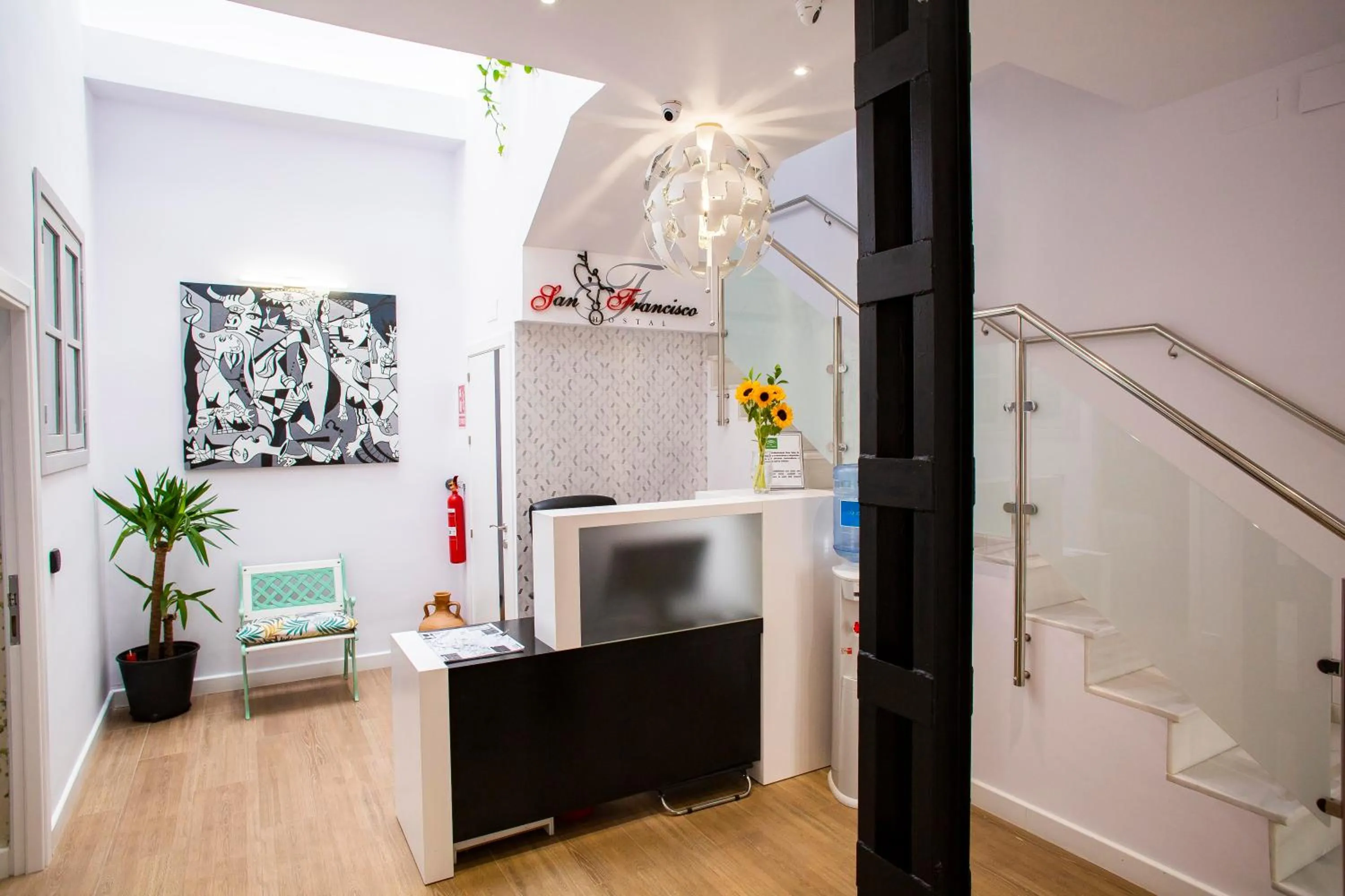 Lobby or reception in Hostal San Francisco