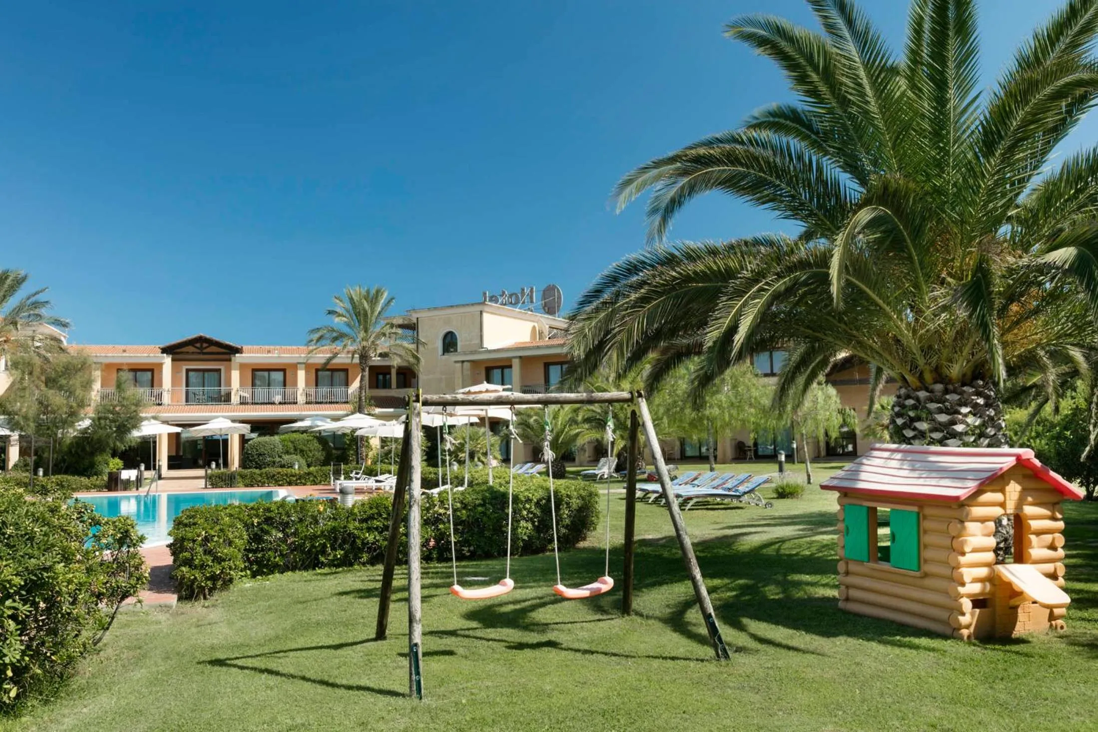 Children play ground in Hotel Santa Gilla