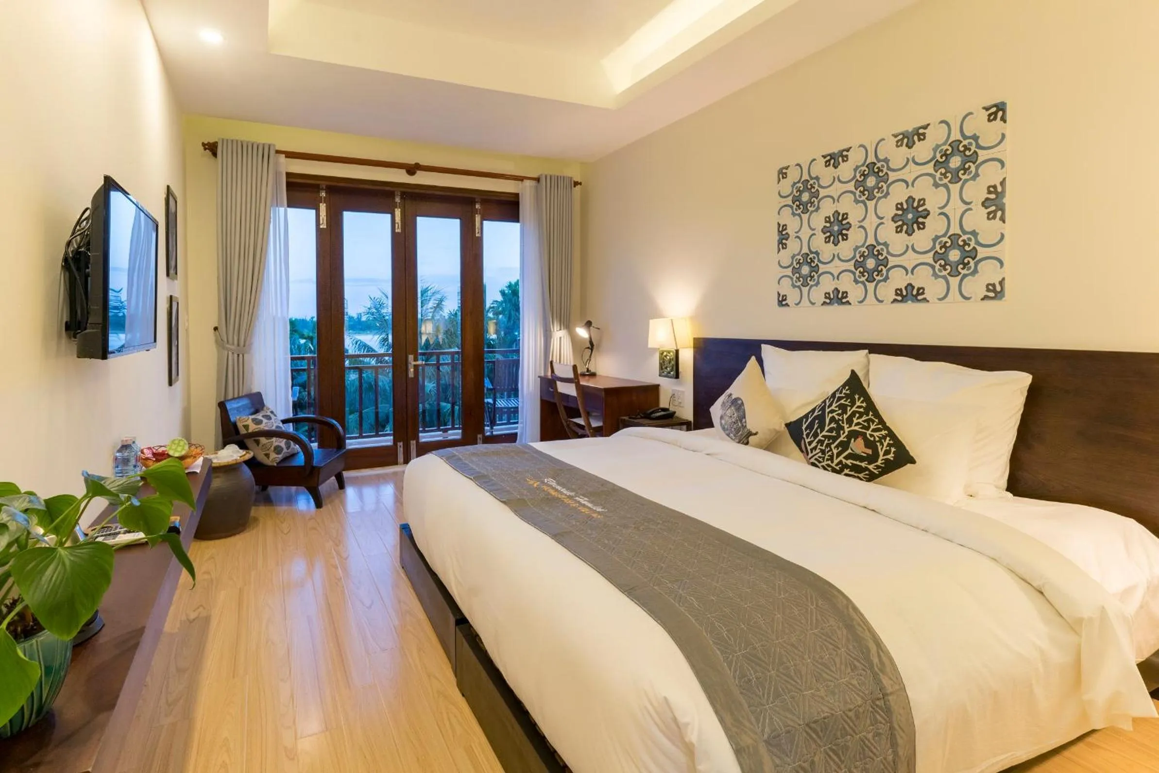 Photo of the whole room, Bed in Riverside Hamlet Homestay & Villa