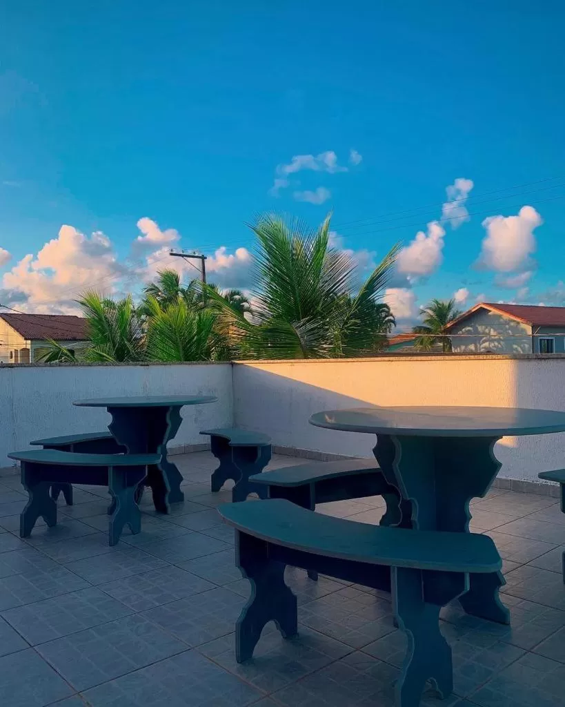 Balcony/Terrace in Hostel e Pousada Bahia Beach
