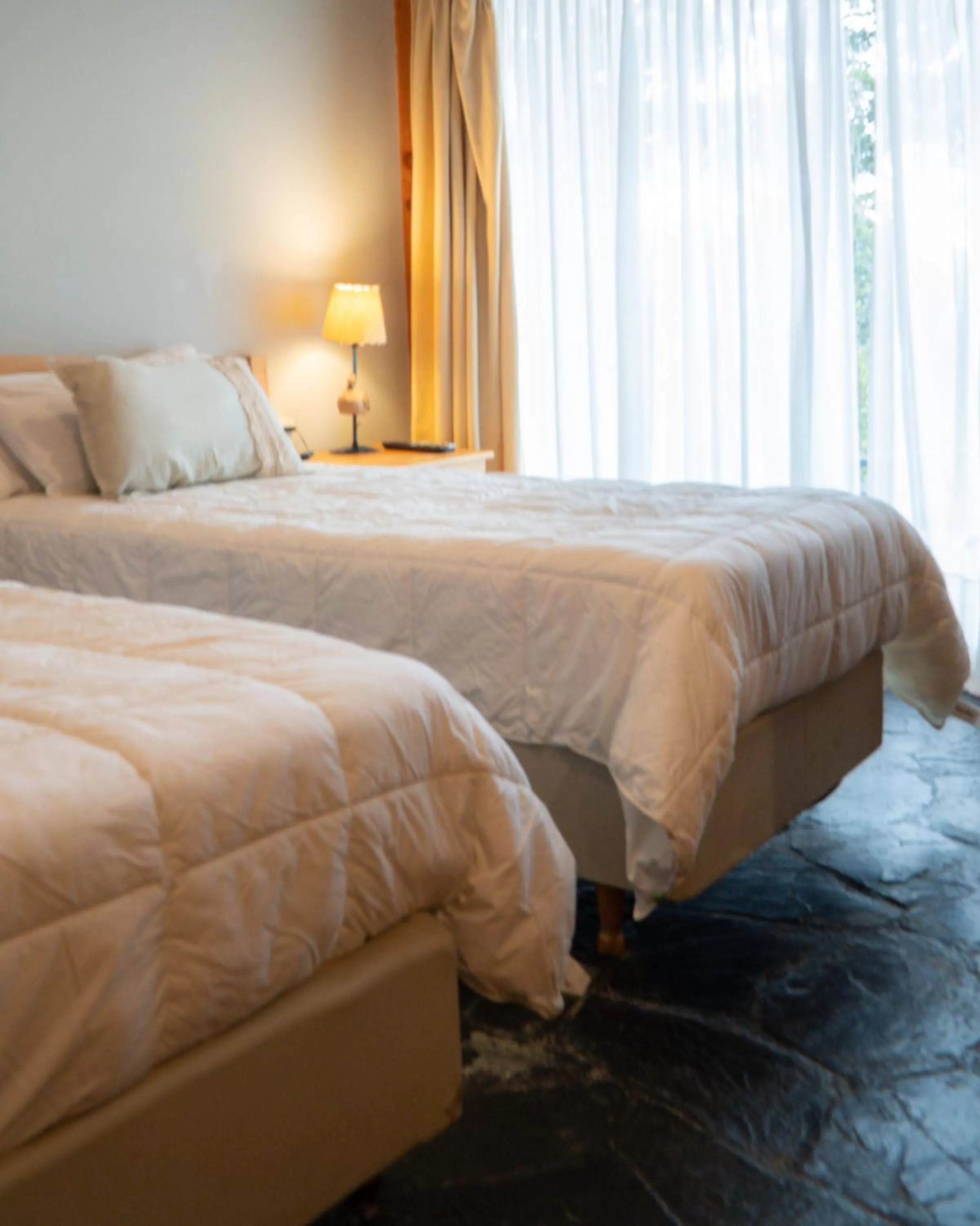 Bed in Arrayan Lake View Mountain Lodge & Casa De Te Arrayan