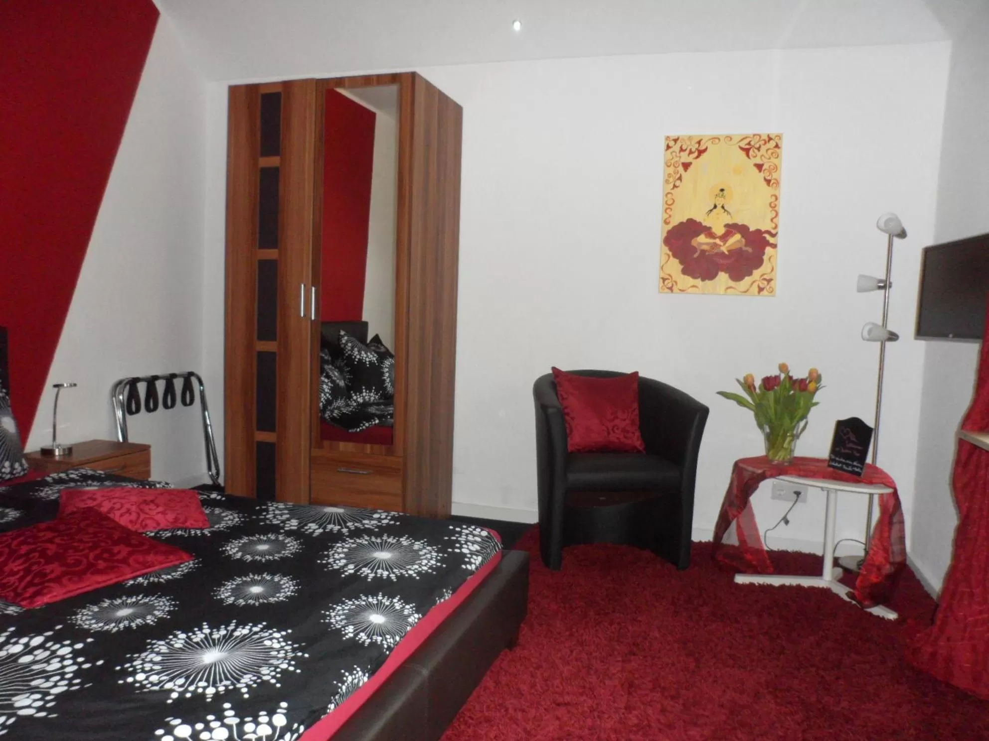 Photo of the whole room, Bed in Buntes Moor