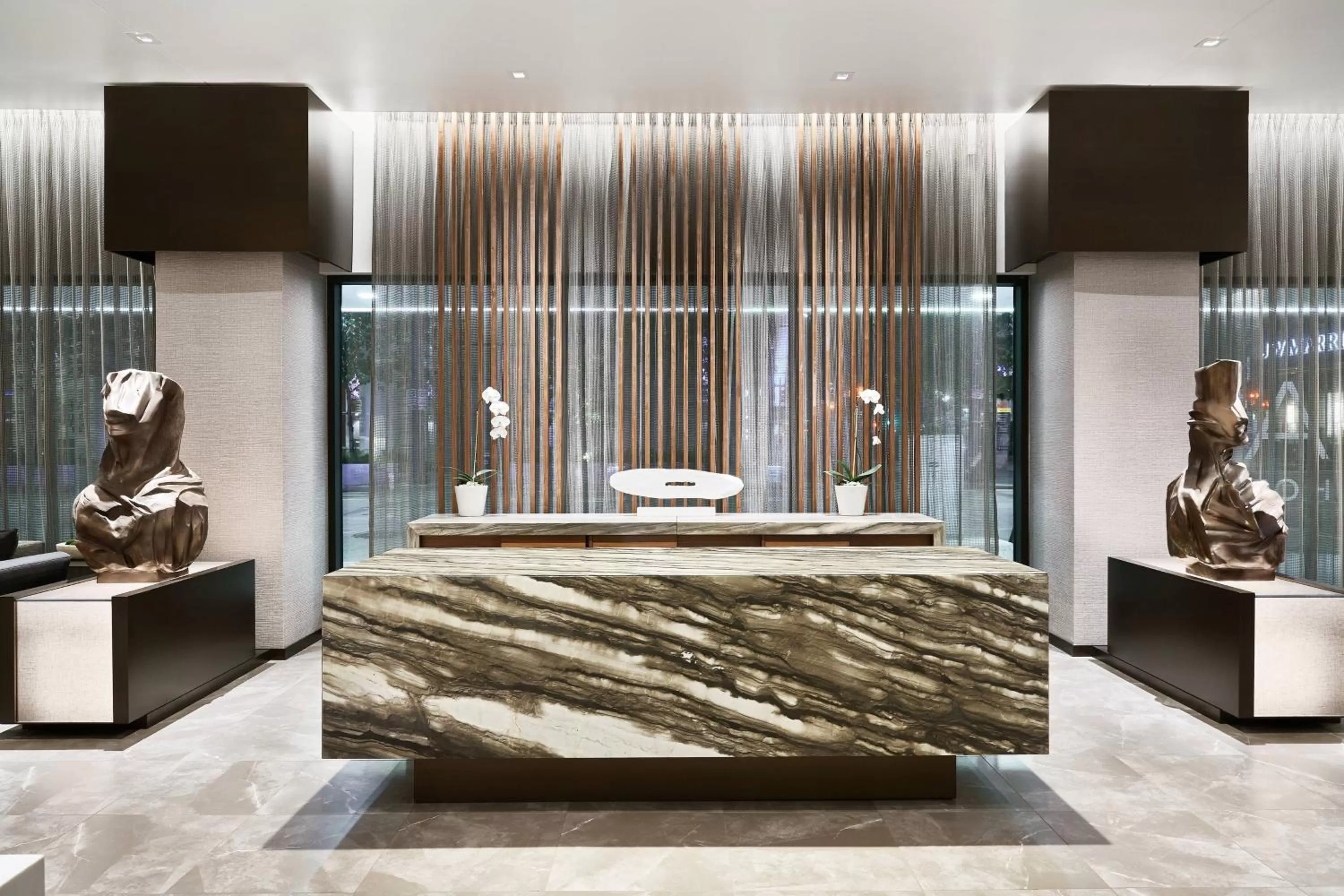 Lobby or reception in AC Hotel Houston Downtown