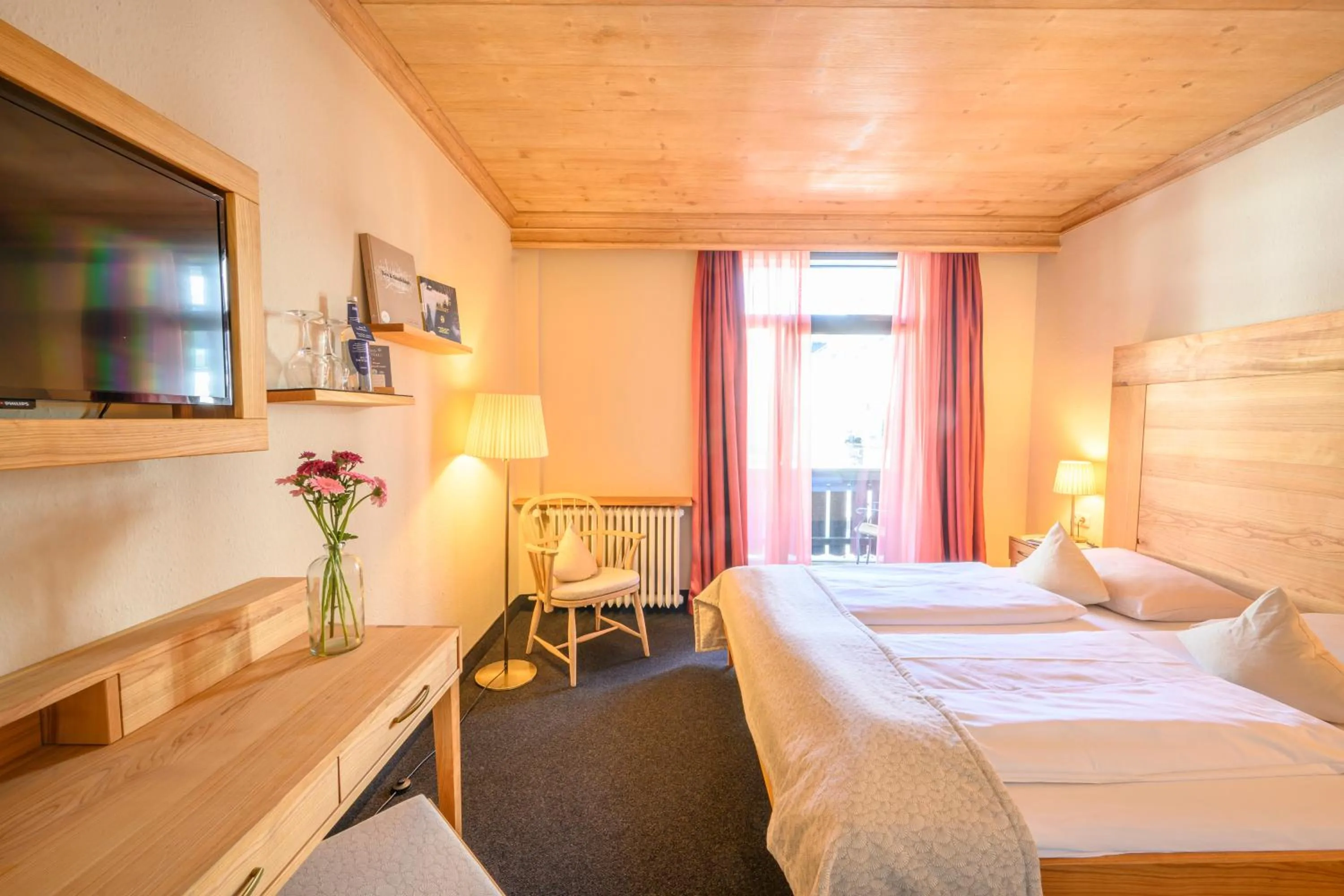 Photo of the whole room, Bed in Biohotel Garmischer Hof