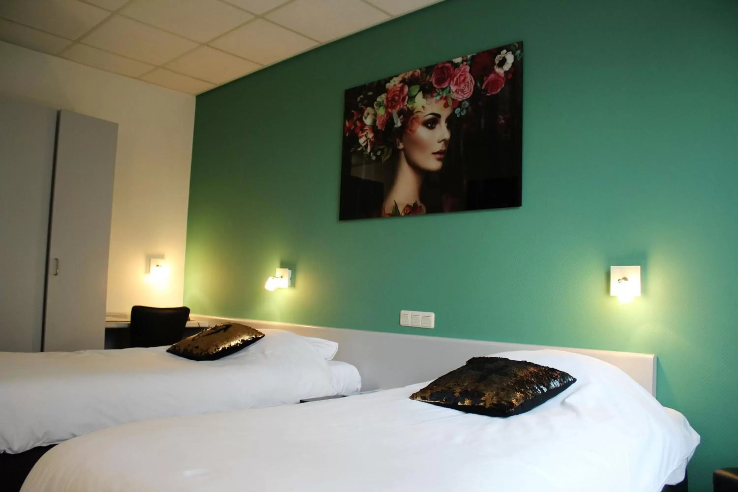 Double Room - single occupancy in Hotel Restaurant de Jonge Heertjes Double Room - single occupancy in Hotel Restaurant de Jonge Heertjes