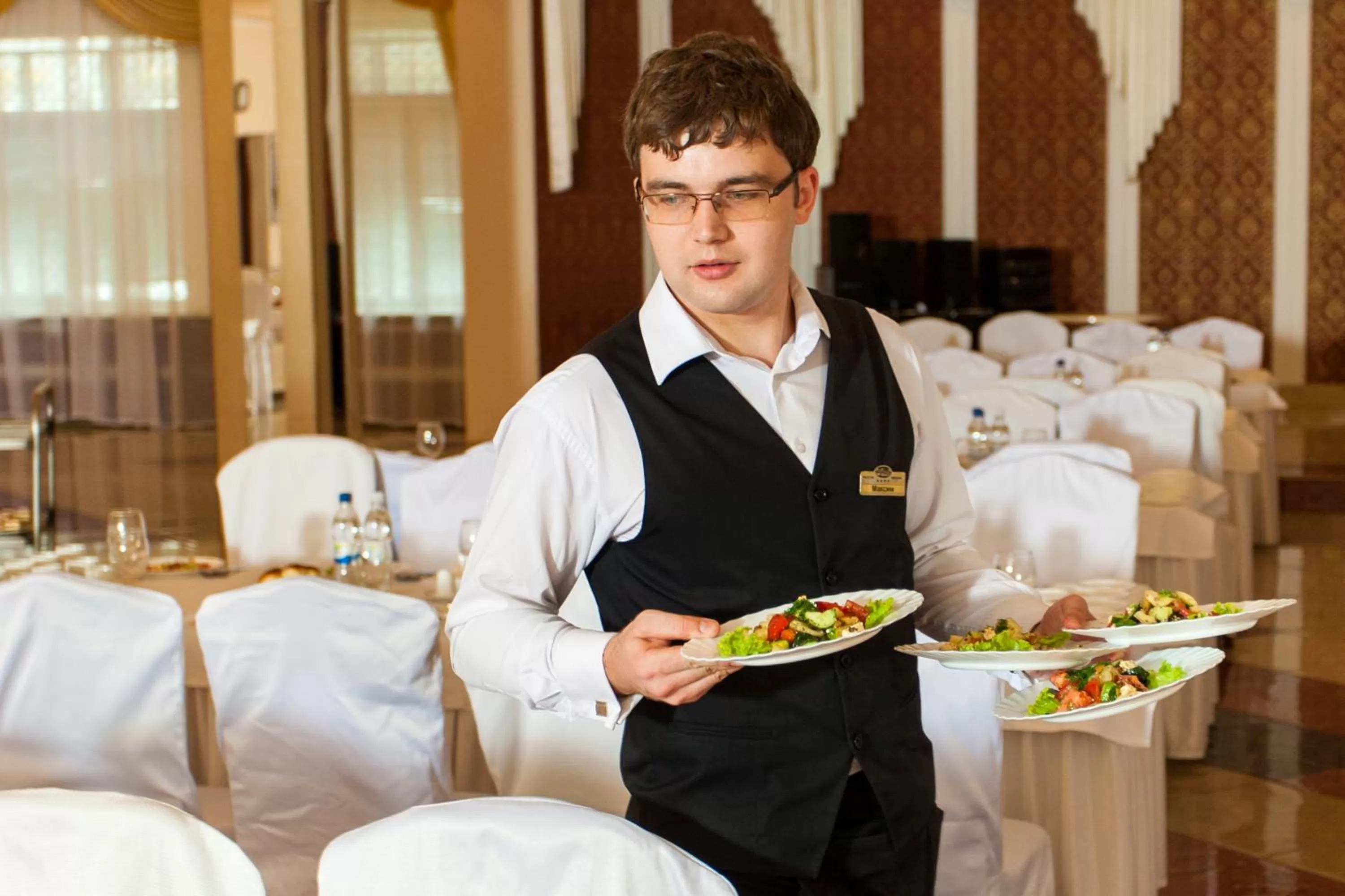Staff in Conference Hotel Suputnyk