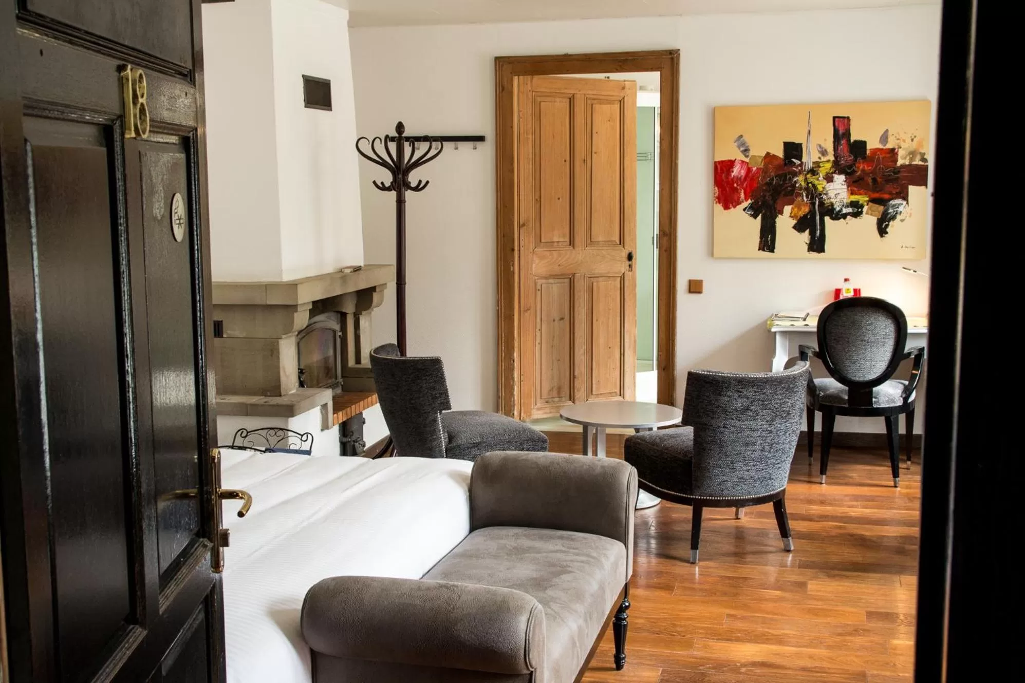 Seating Area in L'Etable Gourmande