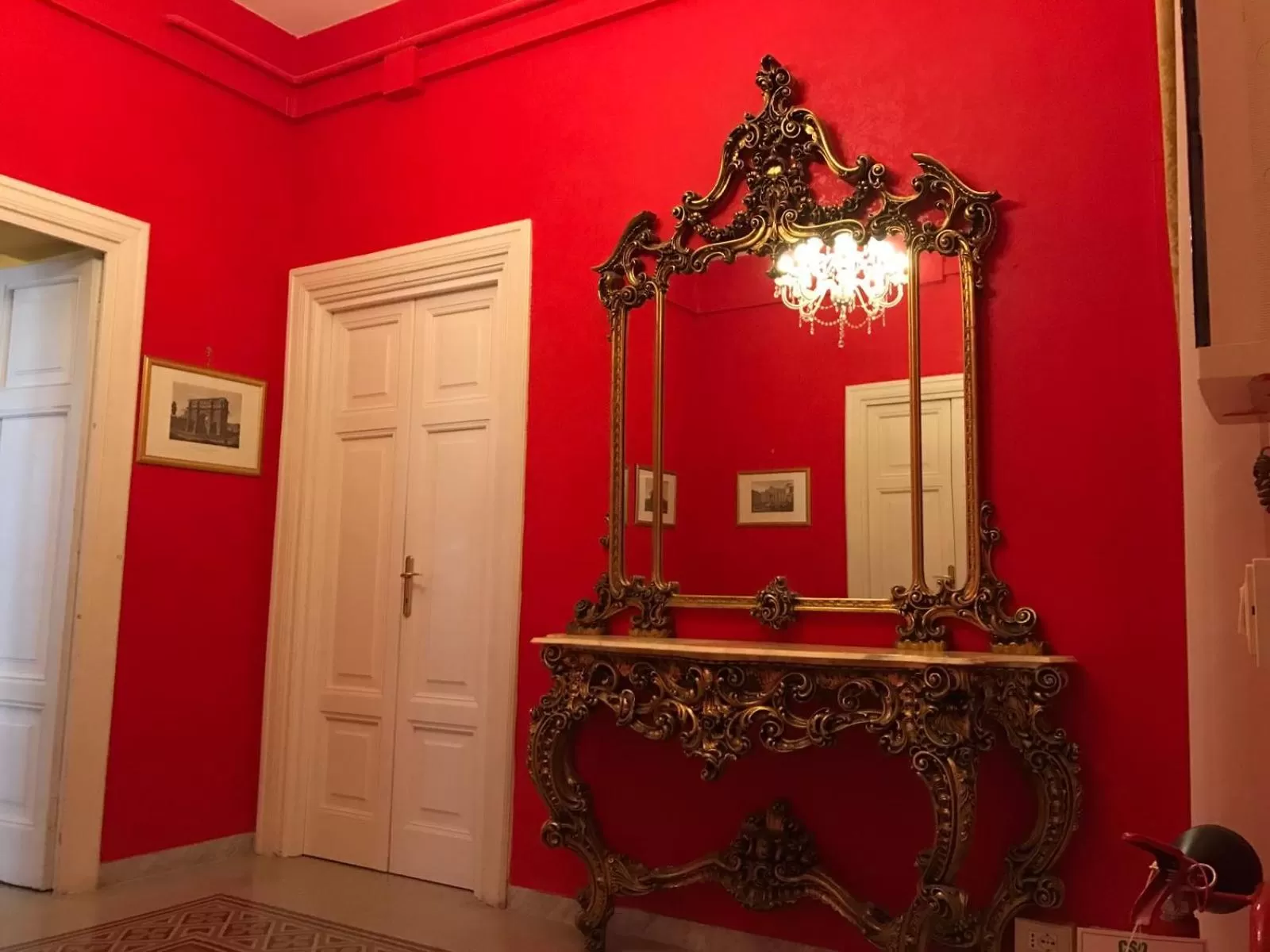 Lobby or reception in La Breccia A Porta Pia