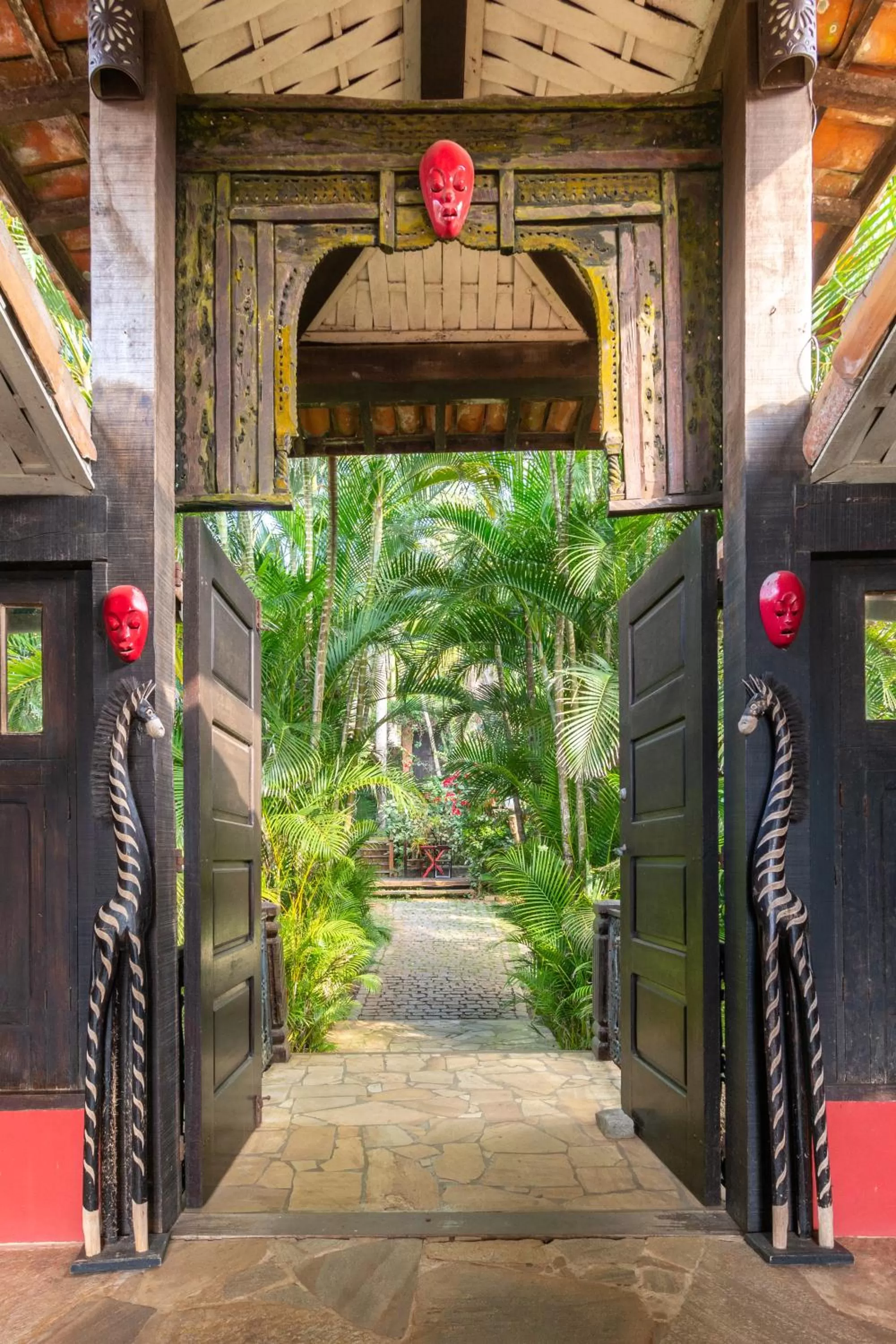 Living room in Pousada Afrika