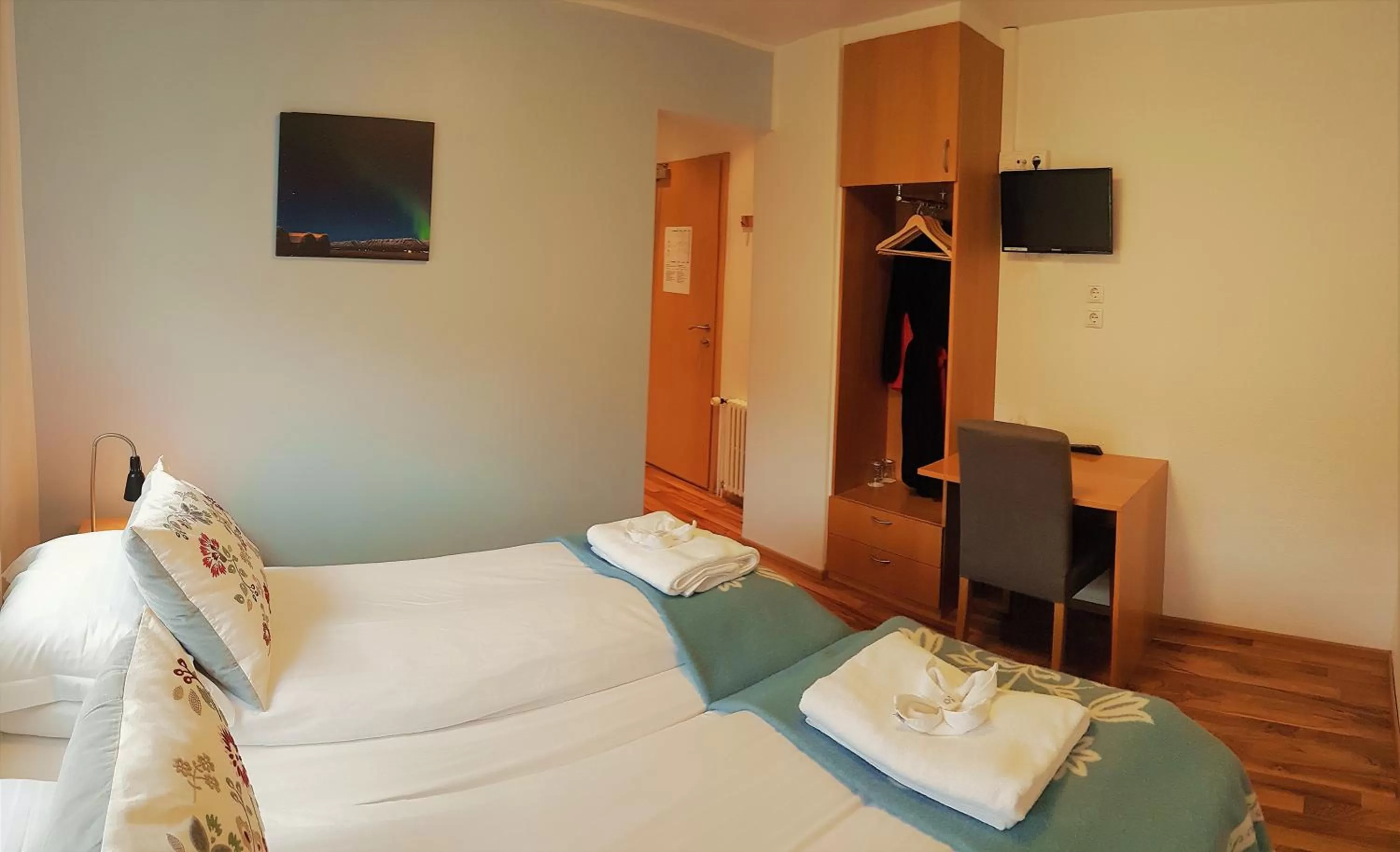 Bedroom, Bed in Hótel Tindastóll