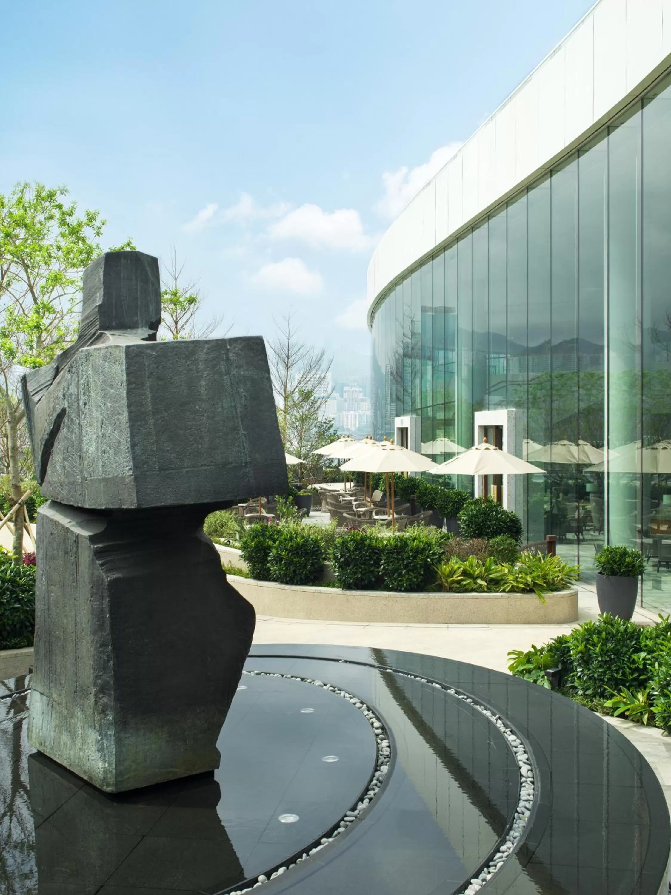 Balcony/Terrace in Kerry Hotel Hong Kong by Shangri-la