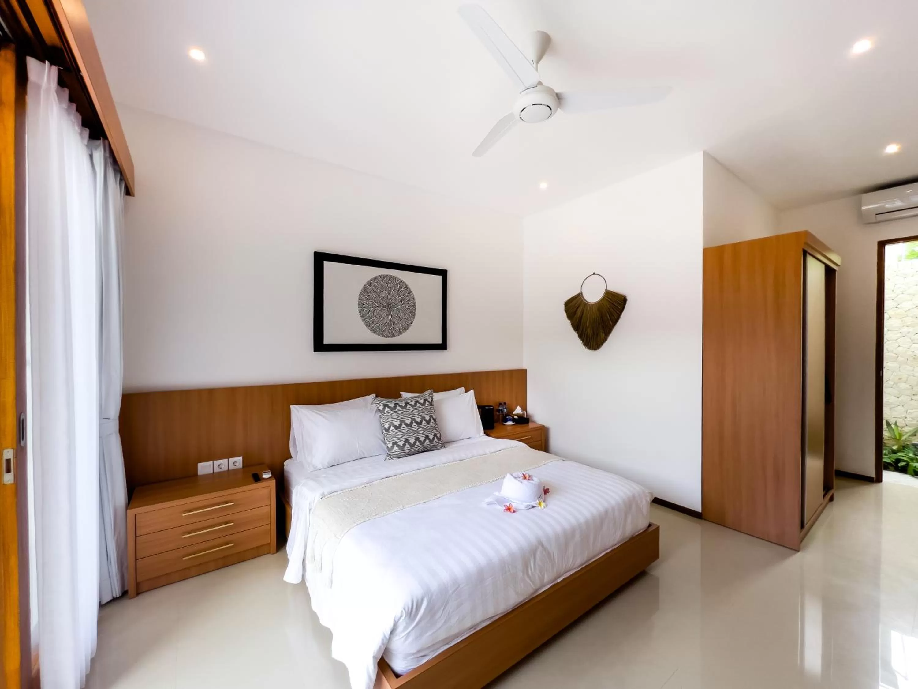 Bed in Puspa Ayu Villas & Apartments