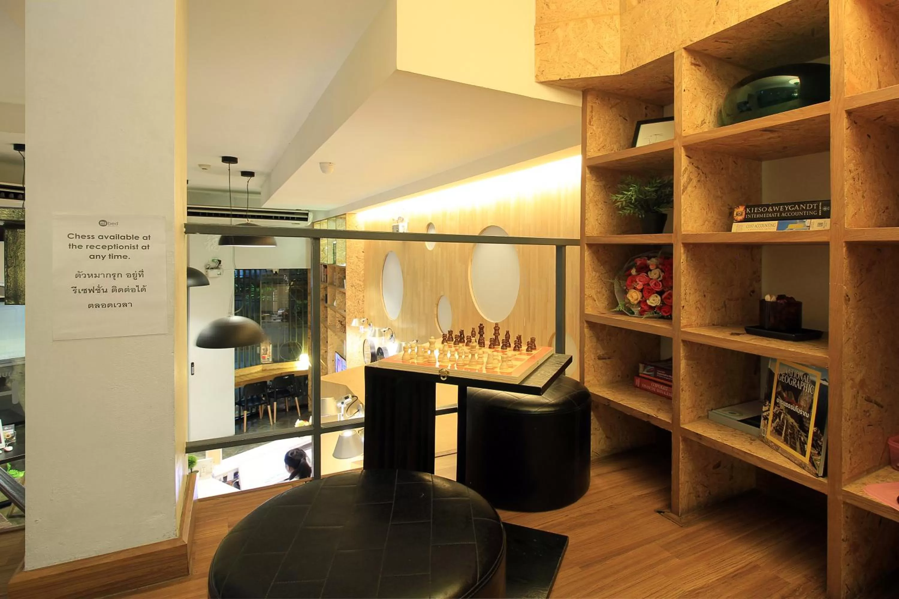 Seating area in Mybed Sathorn Hotel