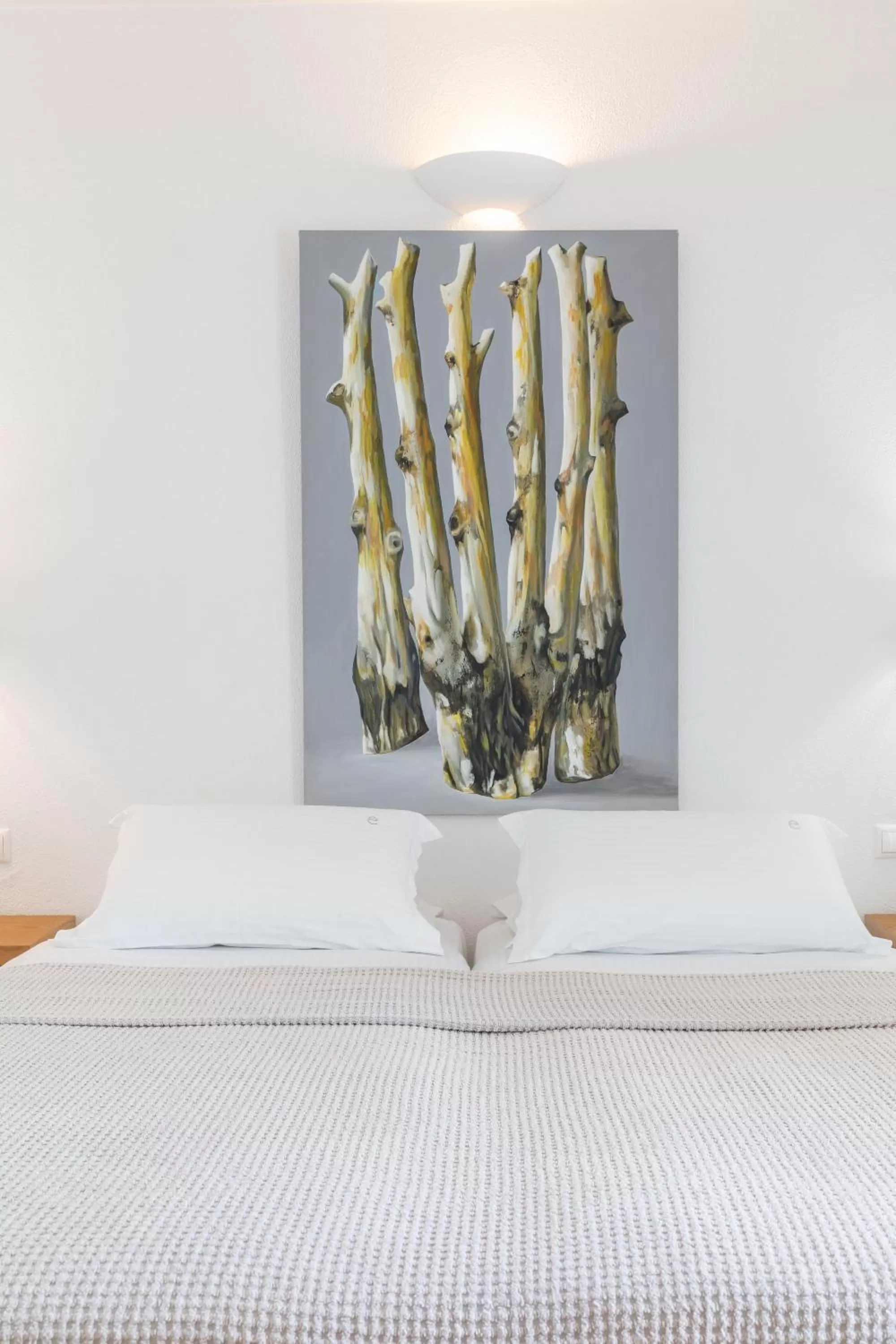 Bed in Elena Hotel Mykonos