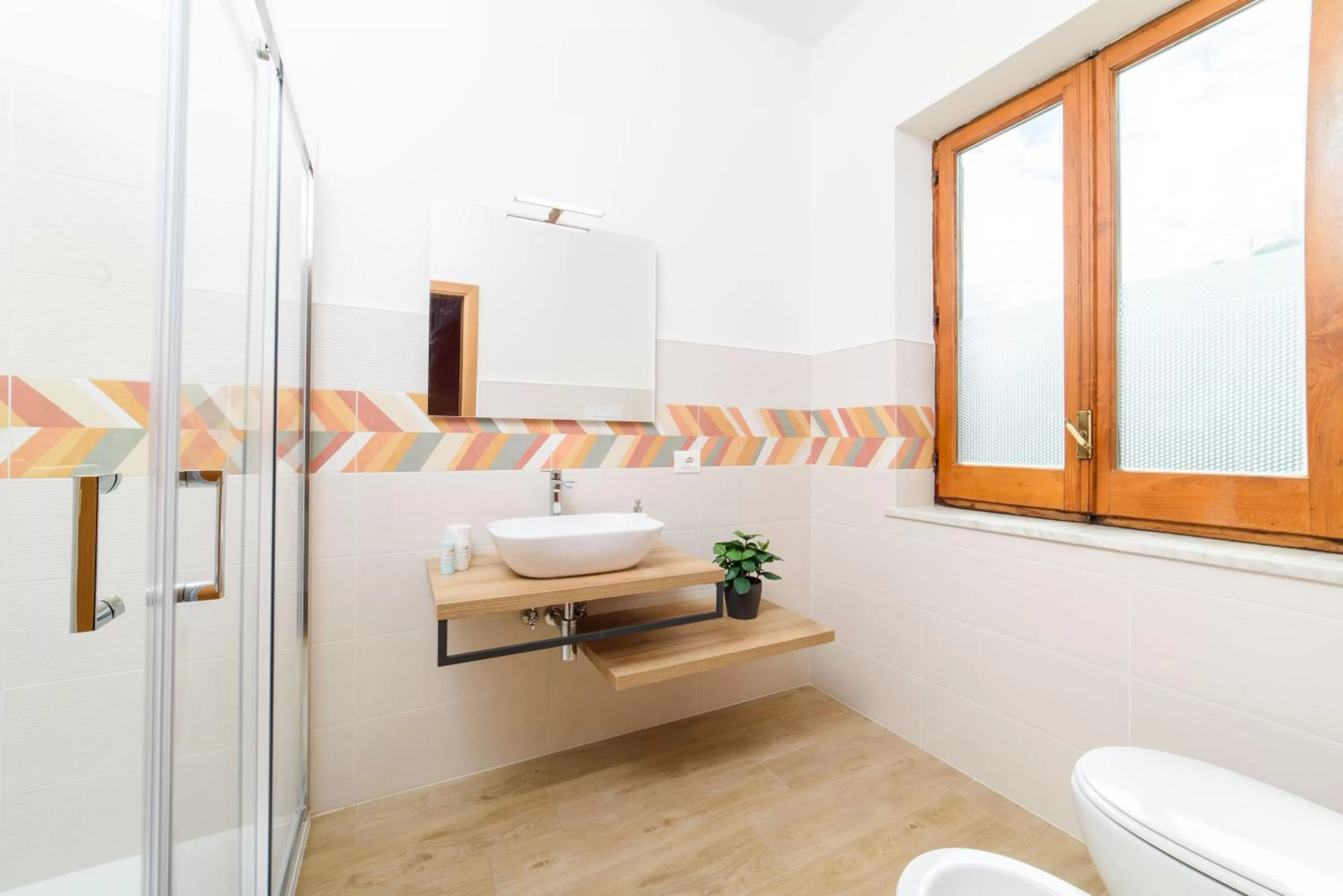 Shower in B&B Albachiara Casa di Campagna