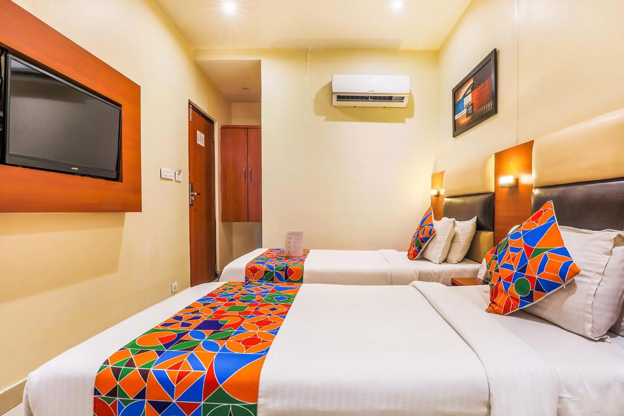 Bedroom, Bed in FabHotel Liwa International - Nr Mumbai International Airport