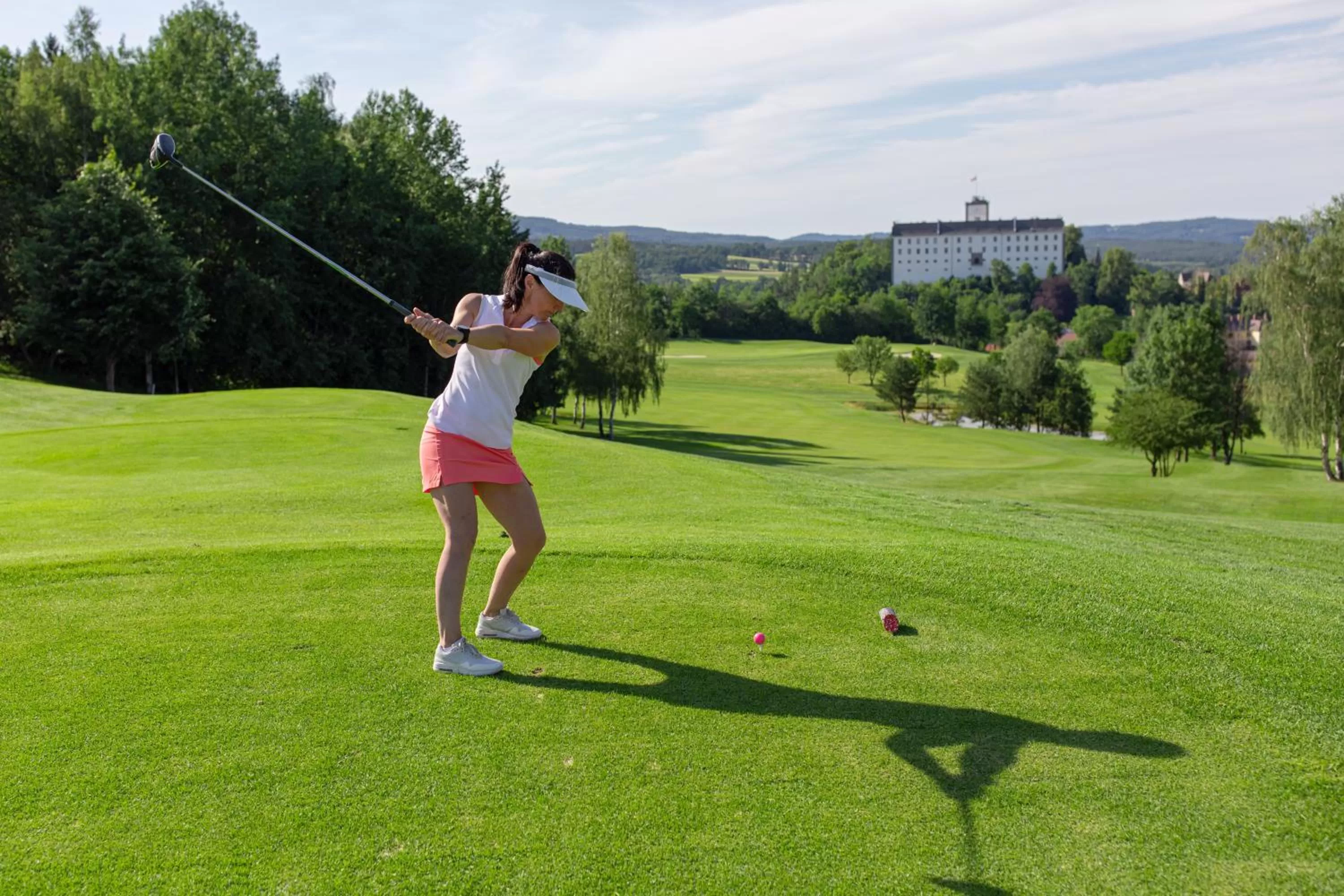 Golfcourse in Hotel Hausschachen