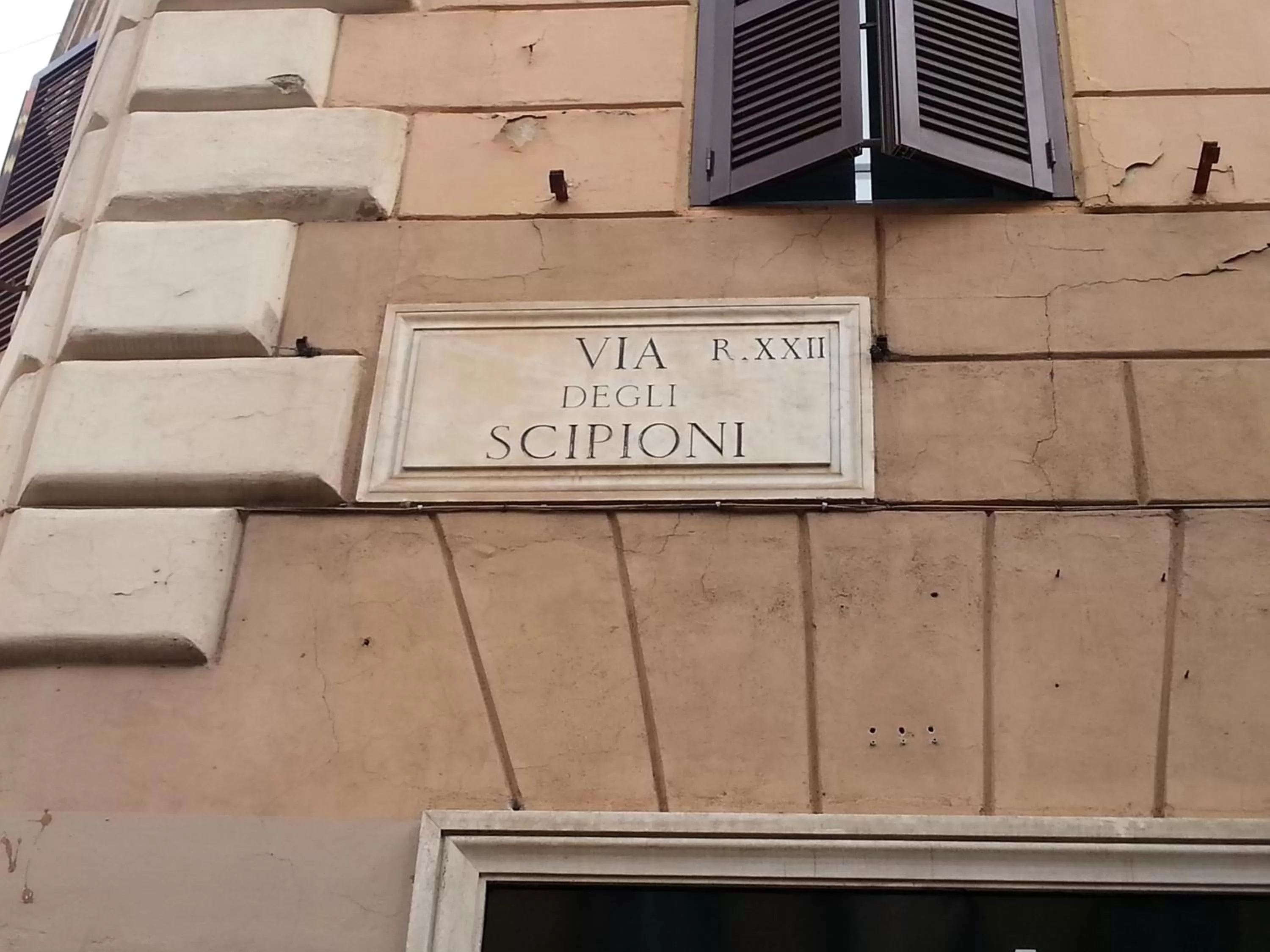 Facade/entrance in Residenza Scipioni Luxury B&B