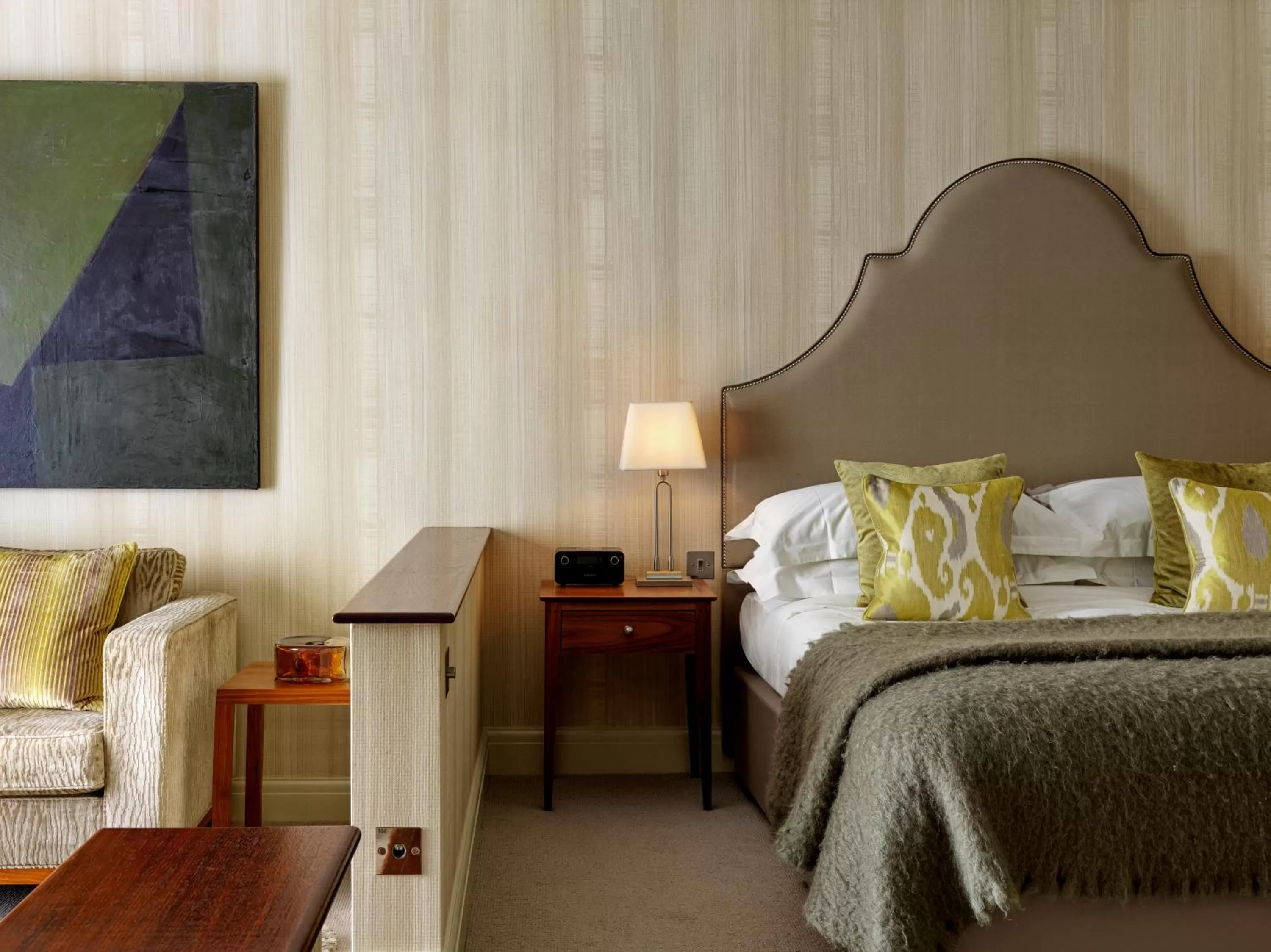 Bed in The Vineyard Hotel & Spa