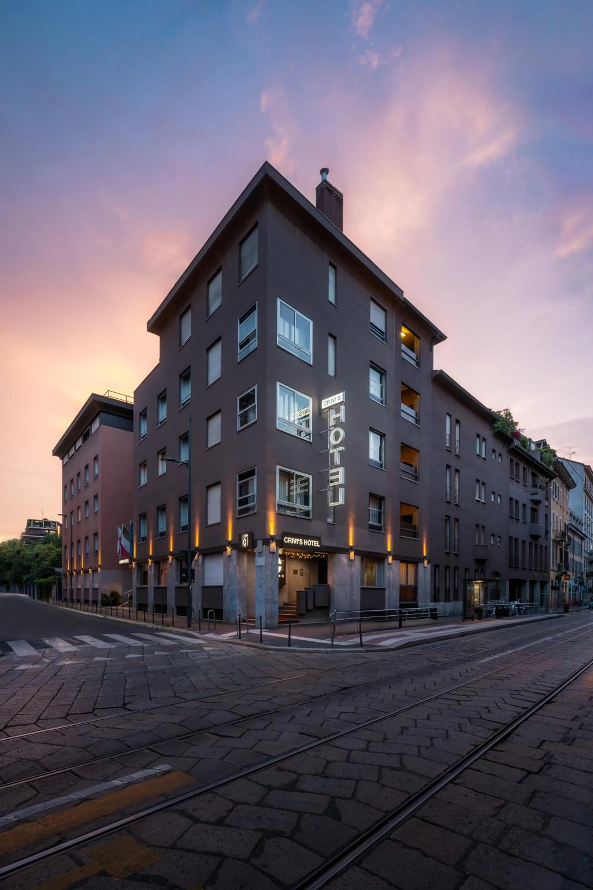 Property building in Hotel Crivi's