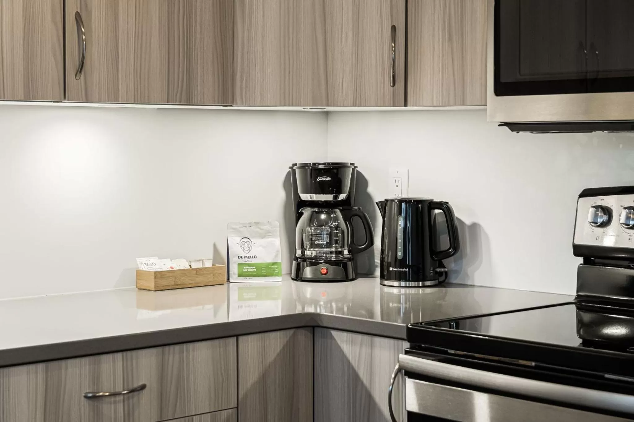 Coffee/tea facilities in Station 1 by Terra Hospitality