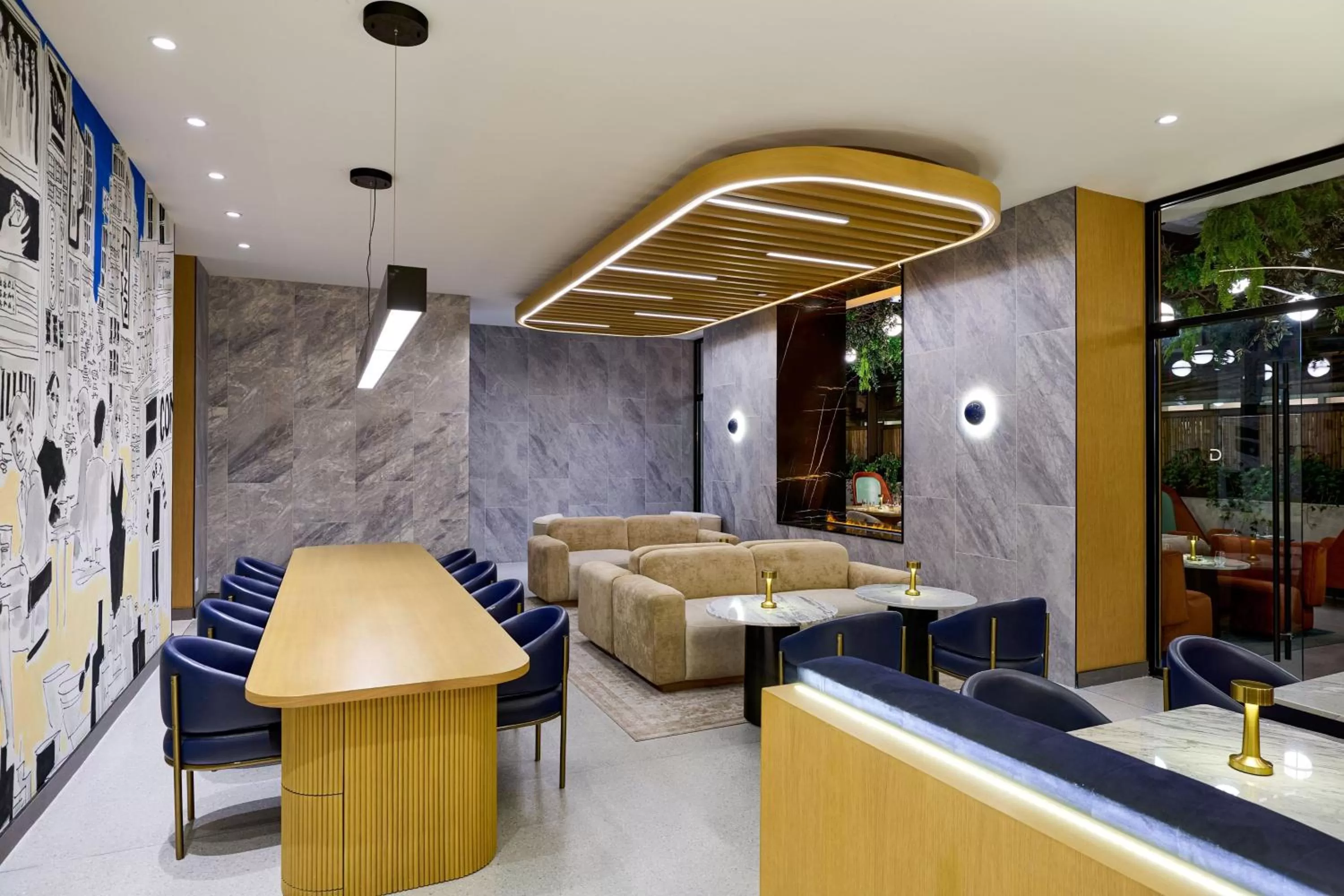 Lounge or bar in Delta Hotels by Marriott New York Times Square