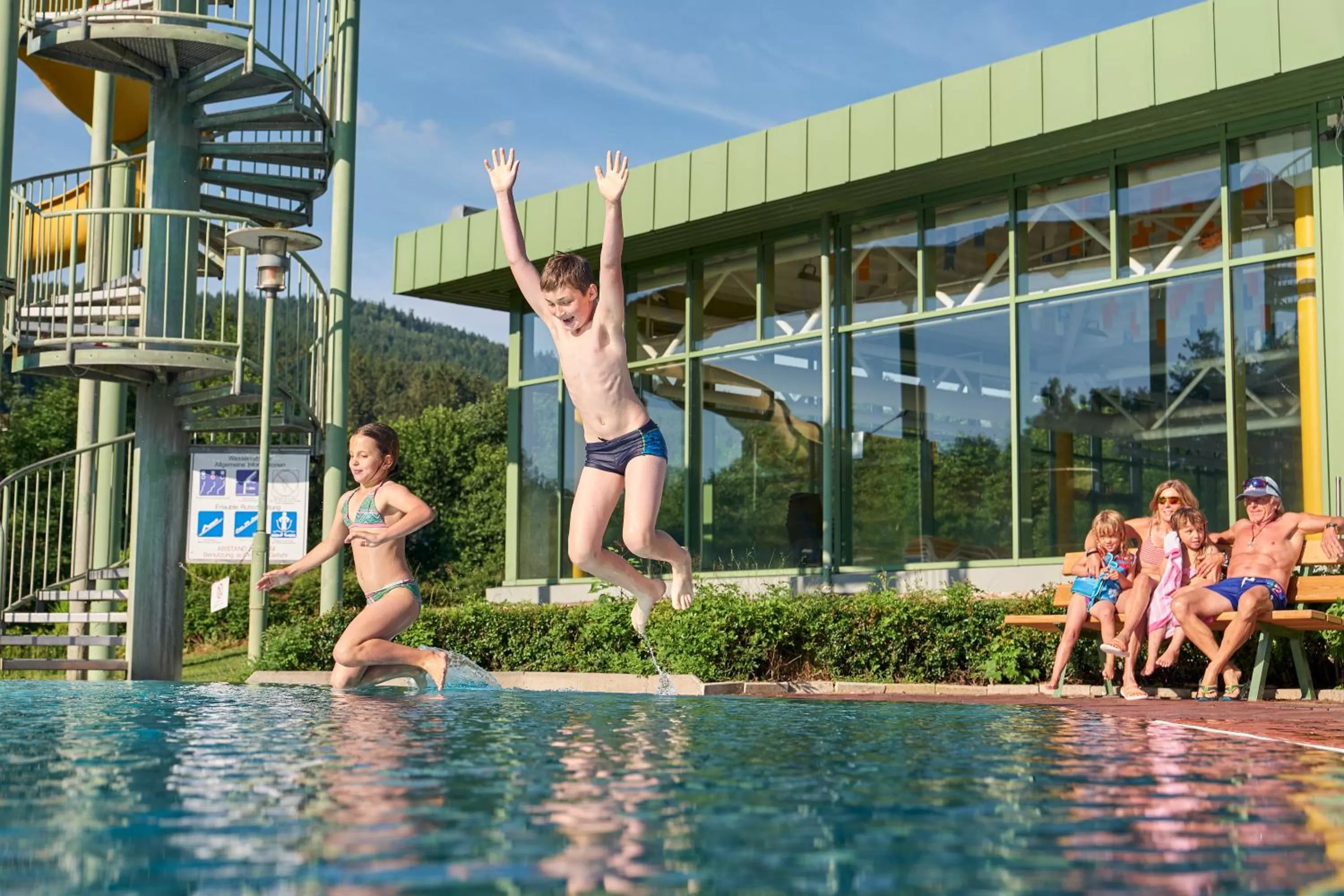 Open Air Bath in Wander und Aktiv Hotel Rösslwirt