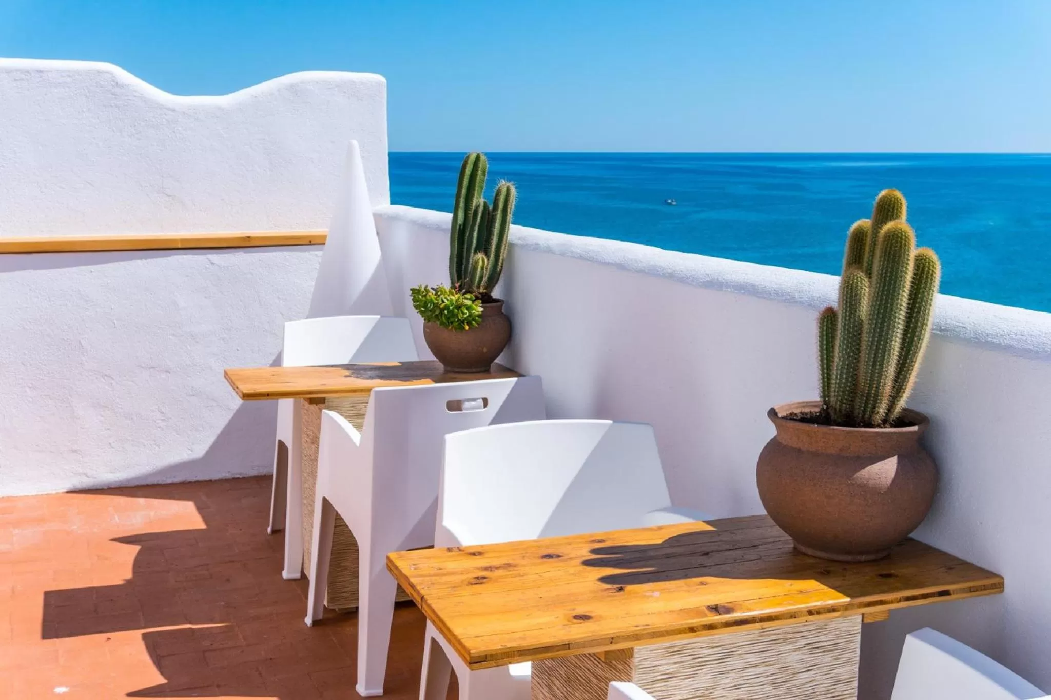 Balcony/Terrace in Blancos Rooms Hotel