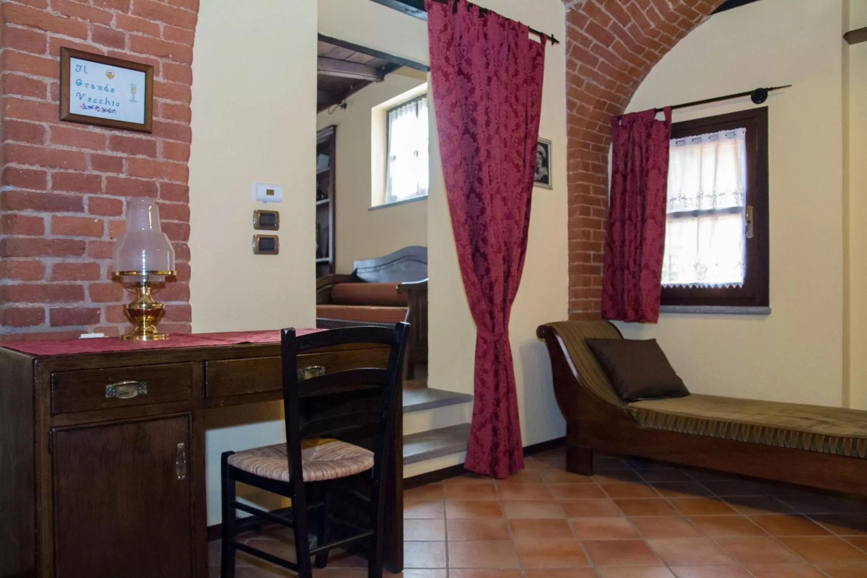 Seating area in Casa Del Grande Vecchio