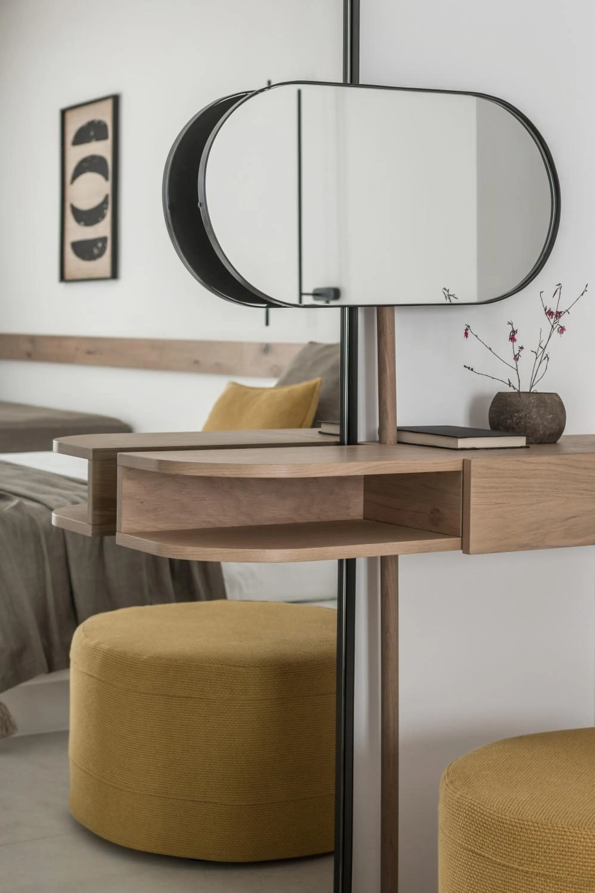 Decorative detail, Bed in A Hotel Mykonos