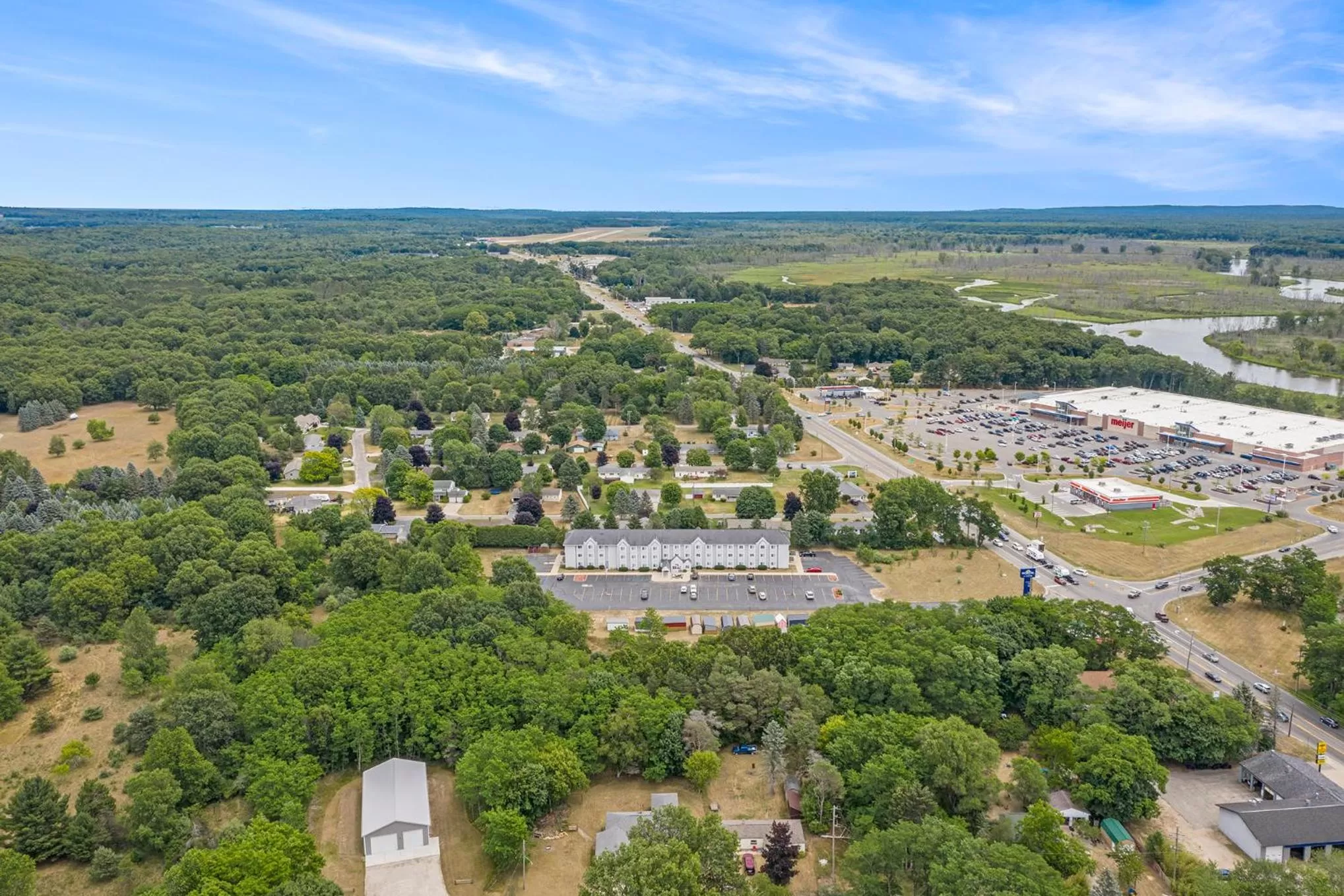 Property building in Microtel Inn and Suites Manistee
